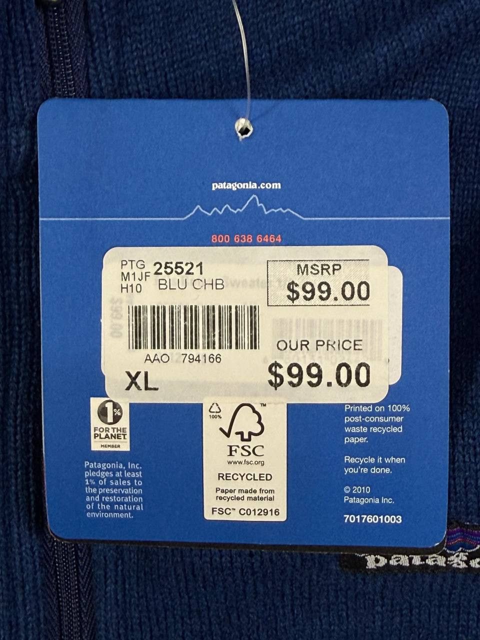 Patagonia Men's Better Sweater 1/4-Zip Fleece Pullover