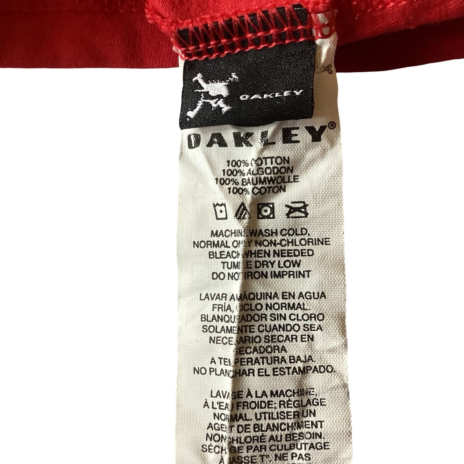 Oakley Vintage Oakley Square Logo Tee Size US L / EU 52-54 / 3 - 4 Thumbnail