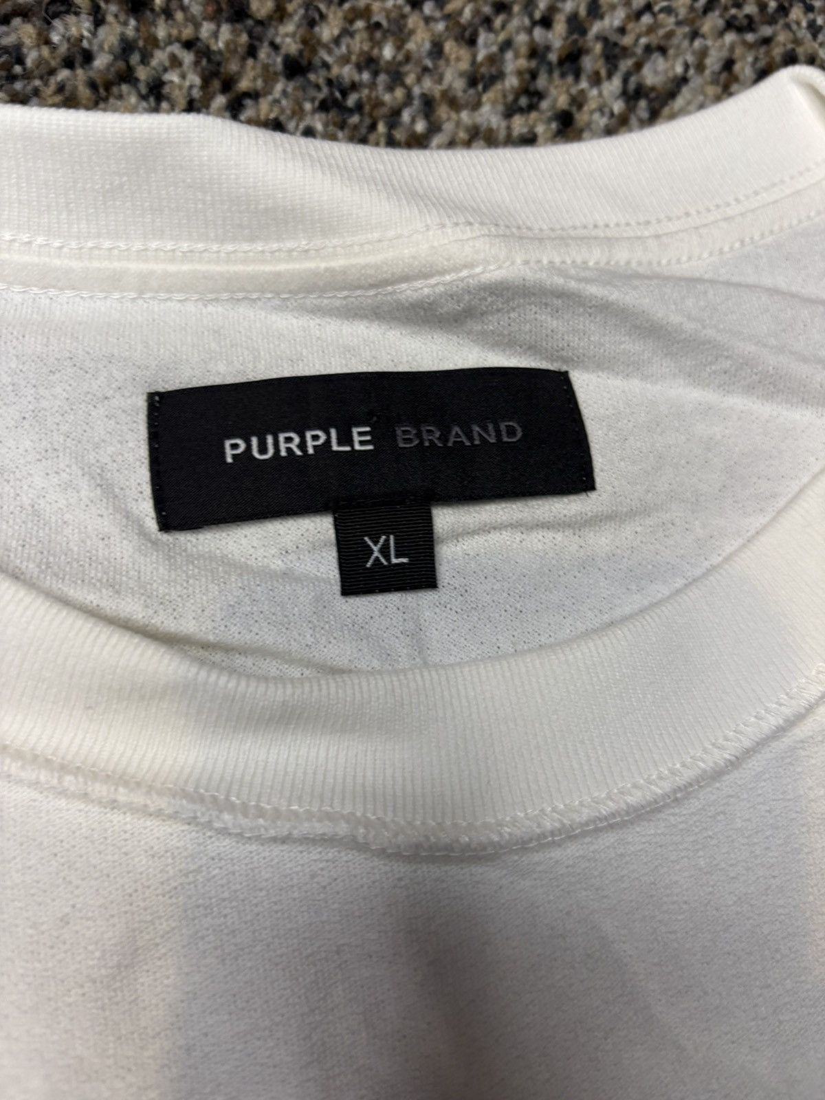 Purple Brand Purple Brand Exit tee ‘off-white’ Size US XL / EU 56 / 4 - 3 Thumbnail