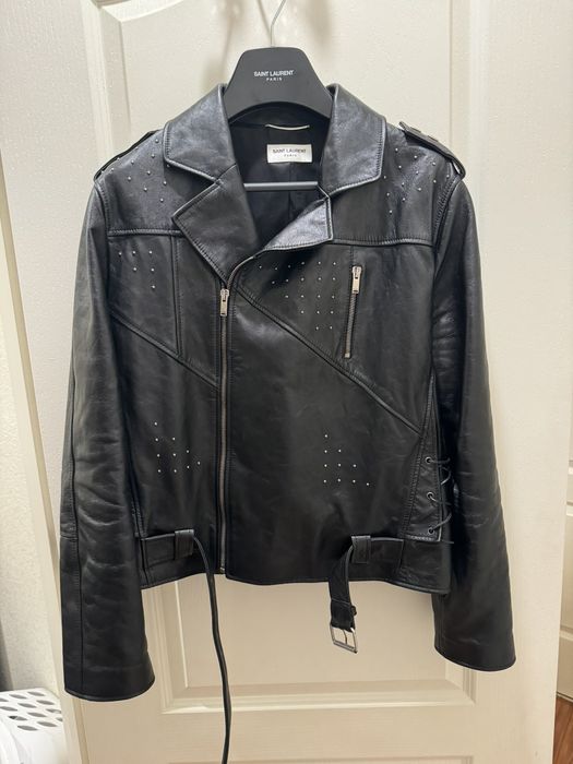 Yves Saint Laurent Saint Laurent Motorcycle Jacket Crust Vintage | Grailed