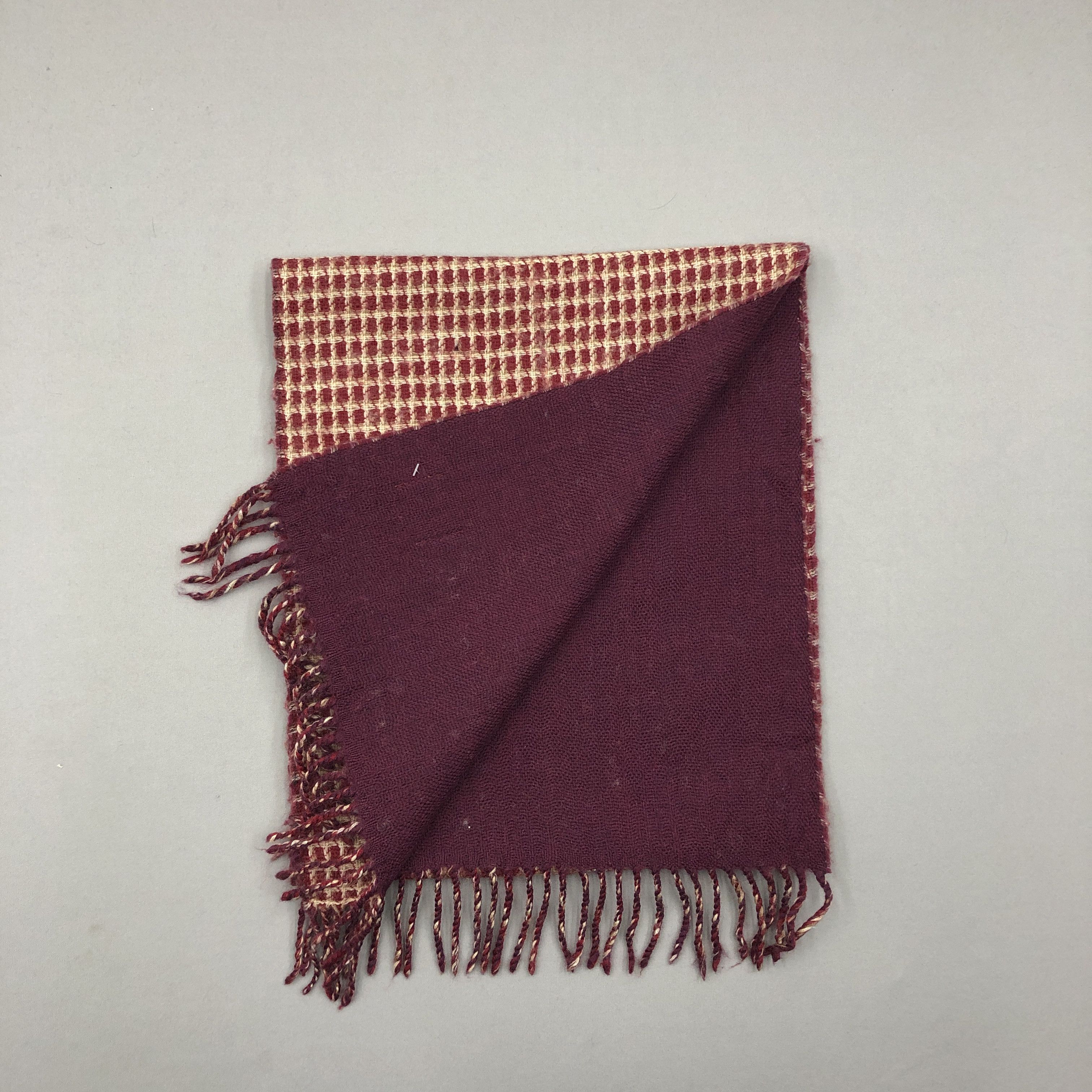 Takeo Kikuchi Vintage Takeo Kikuchi Scarf Muffler Wool Cashmere Scarves Size ONE SIZE - 4 Thumbnail