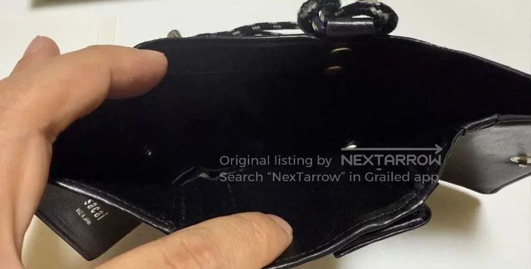 Sacai sacai x PORTER Leather Trifold Wallet. Size ONE SIZE - 4 Thumbnail