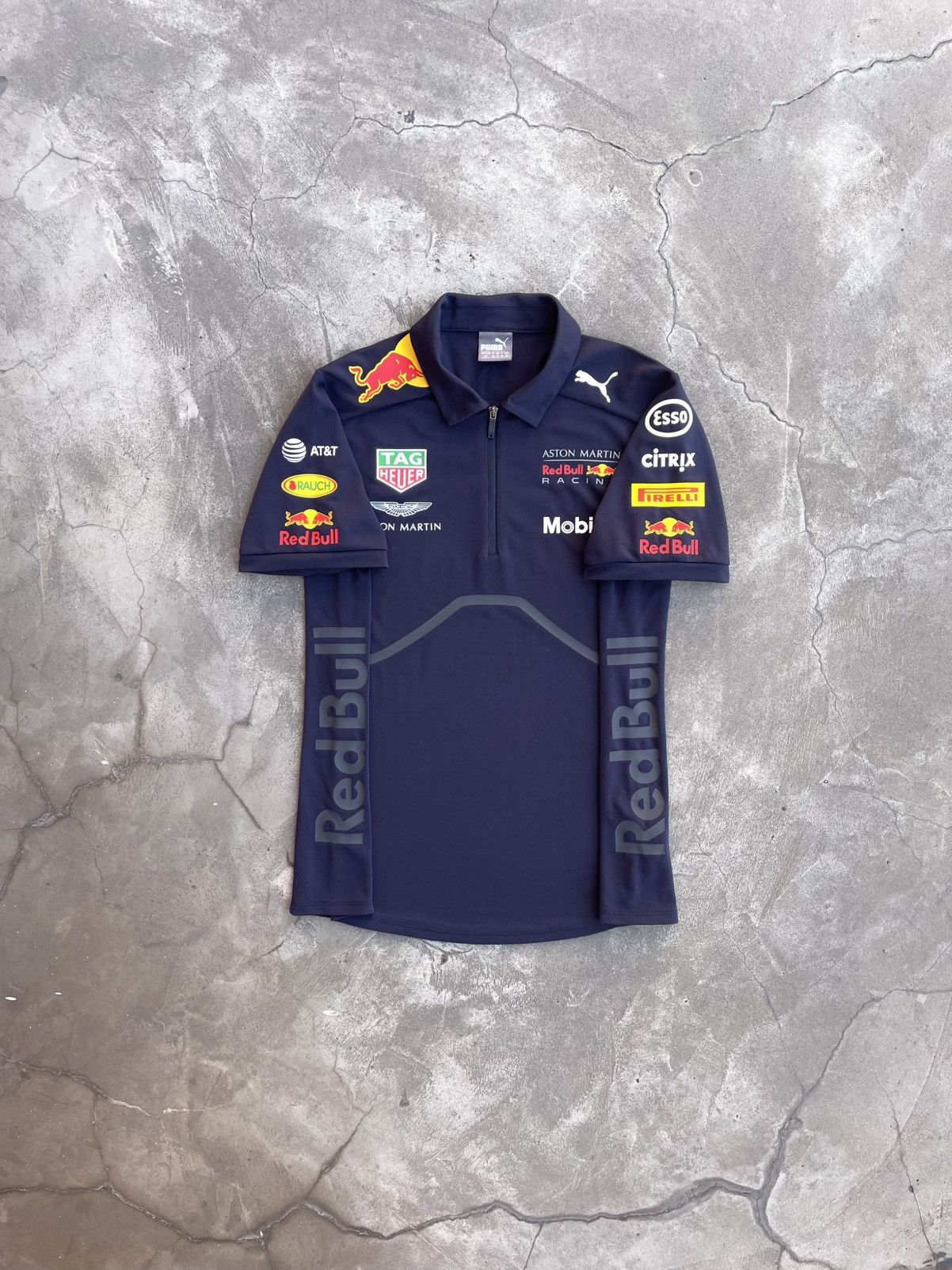 Puma 2017 Puma Racing Zip Polo / T-Shirt / Jersey Size M / US 6-8 / IT 42-44 - 1 Thumbnail