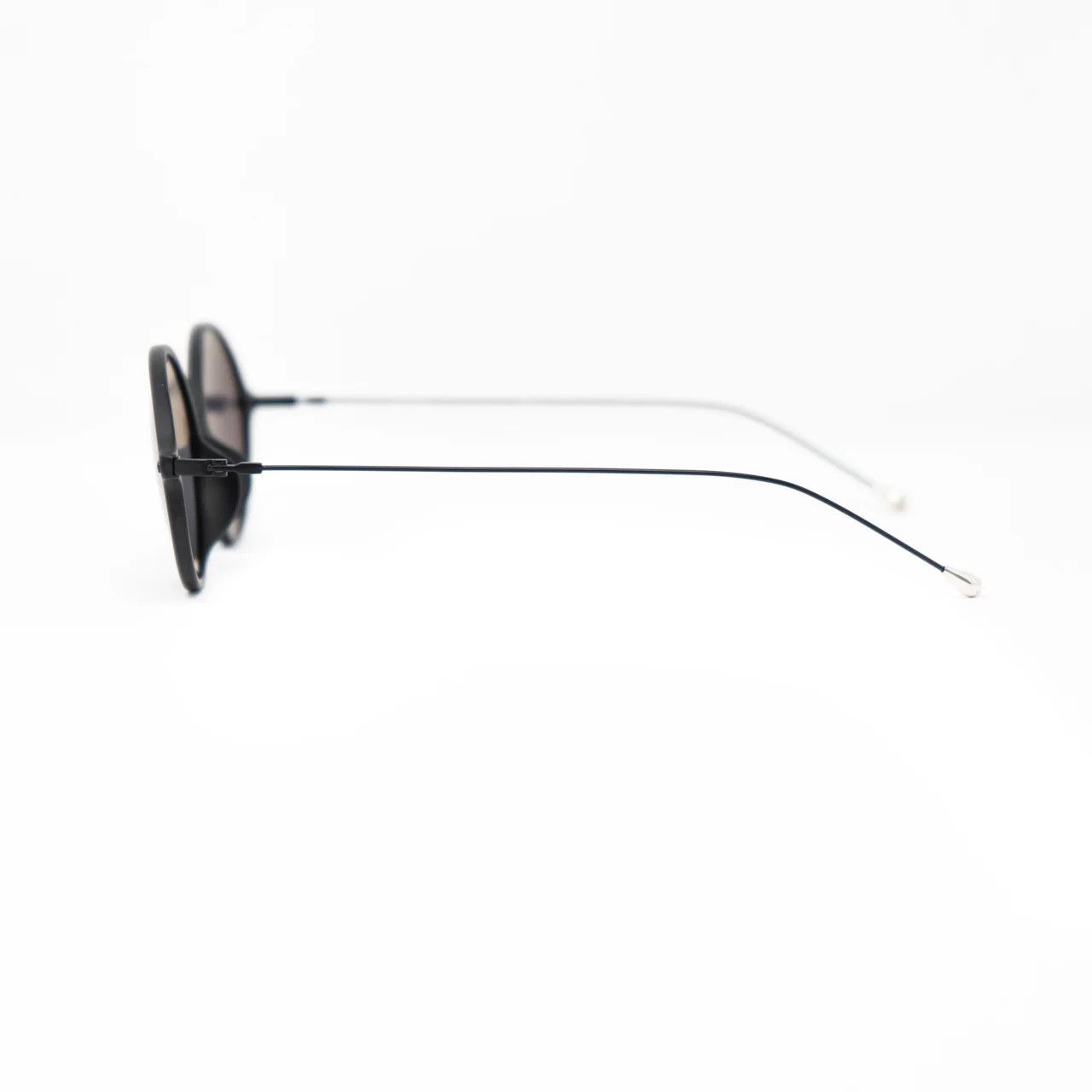 Ann Demeulemeester Ann Demeulemeester Sunglasses Oval Matte Black and Grey Size ONE SIZE - 3 Thumbnail