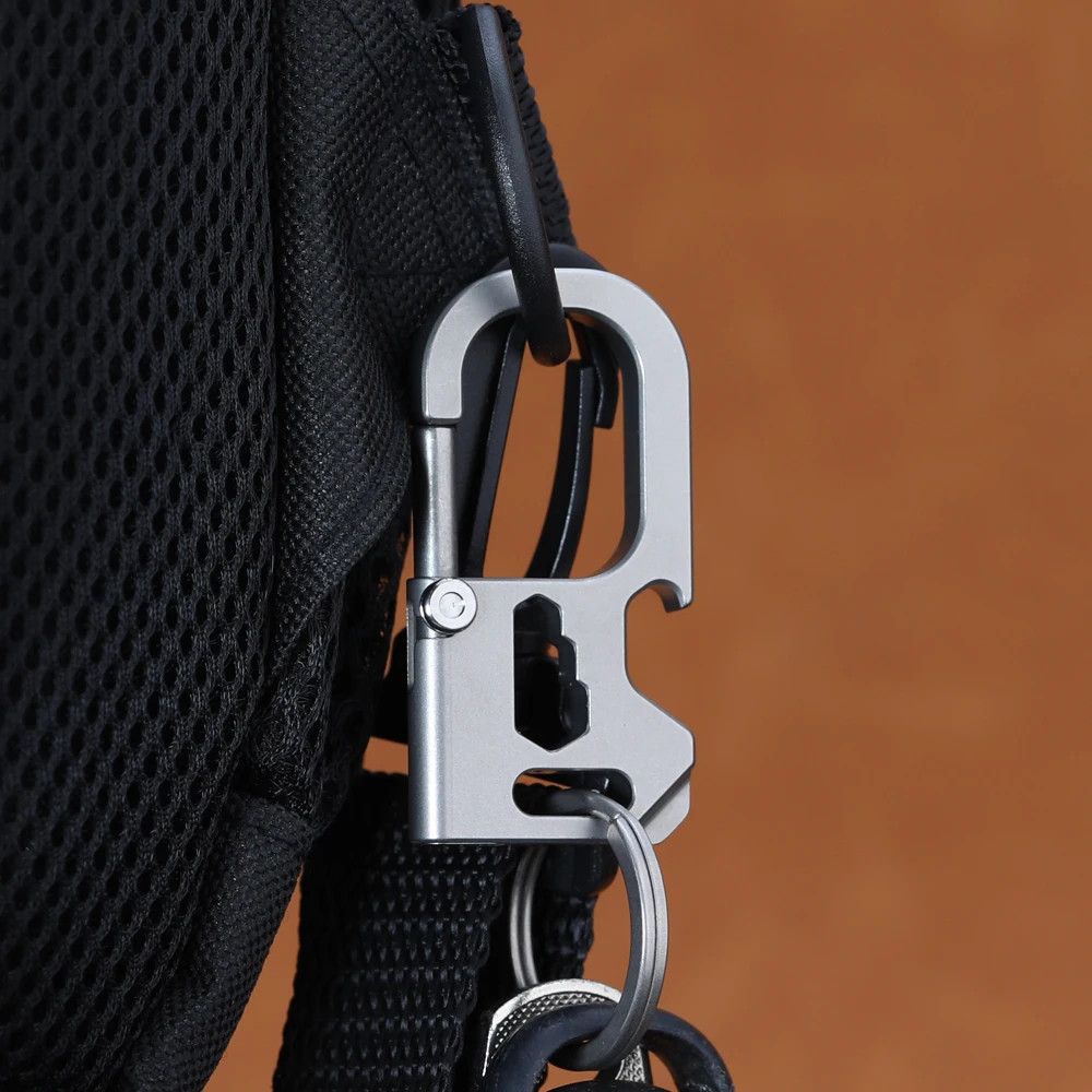 Other Titanium Belt Buckle Key Ring EDC Keychain Bottle Opener Size ONE SIZE - 1 Thumbnail