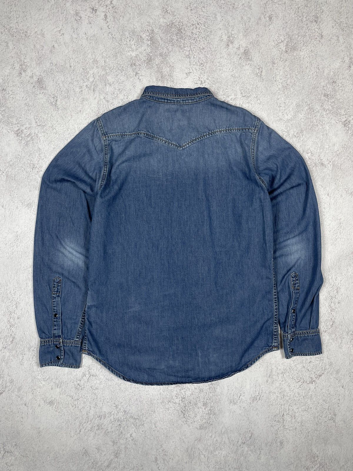 Diesel Diesel Denim Shirt Size L Size US L / EU 52-54 / 3 - 7 Thumbnail
