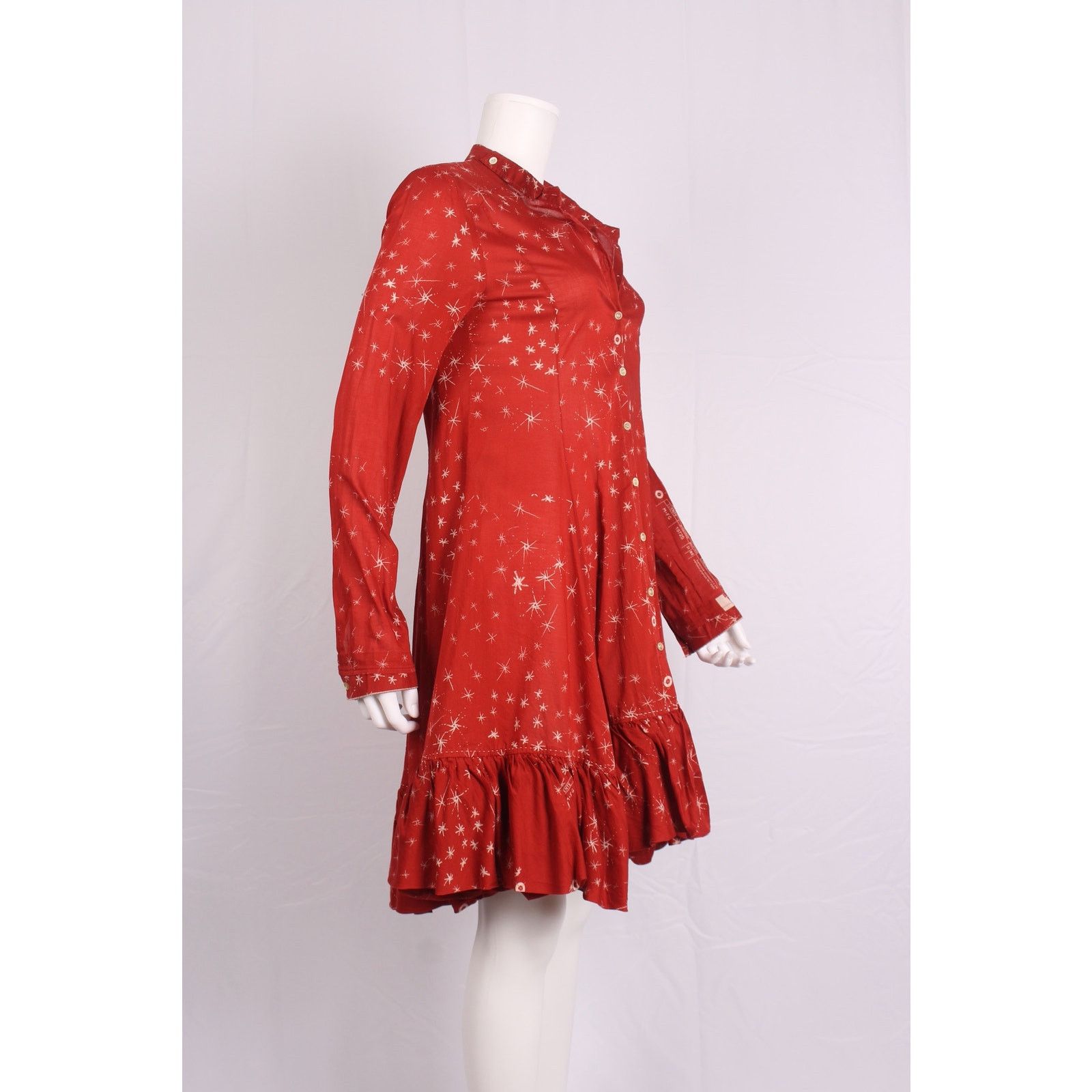 Marithe + Francois Girbaud Marithé François Girbaud Star Print Shirt Dress Size S / US 4 / IT 40 - 6 Thumbnail