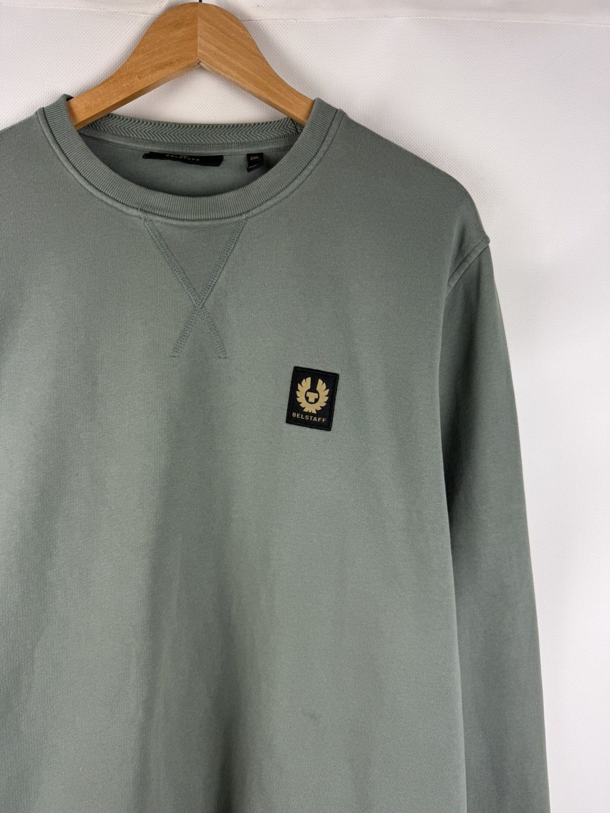 Belstaff Belstaff Men’s Crewneck Cotton Sweatshirt Pullover Size 2XL Size US XXL / EU 58 / 5 - 5 Thumbnail