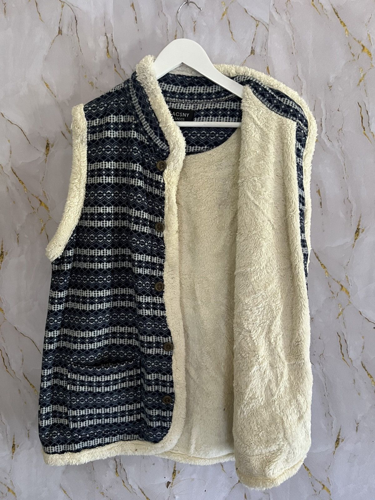 Yohji Yamamoto YOHJI YAMAMOTO SACSNY SLEEVELESS VEST Size US XL / EU 56 / 4 - 3 Thumbnail