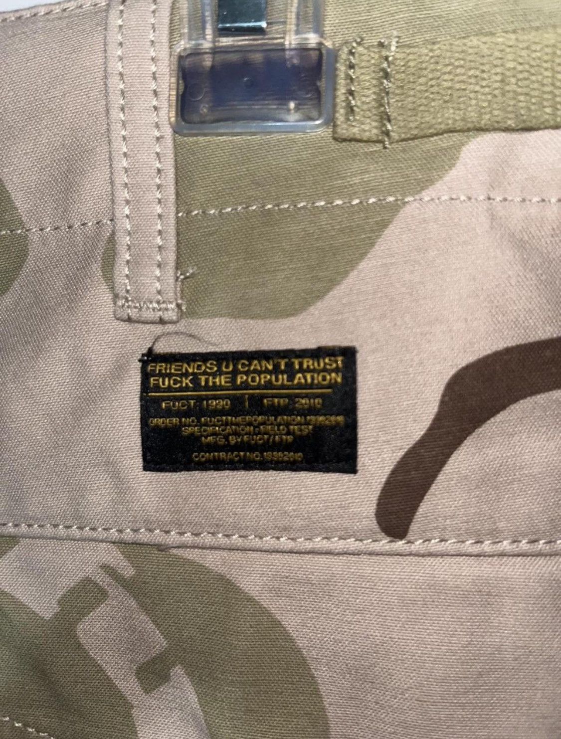 FUCT × Fuck The Population FTP x FUCT M65 CARGO PANTS Size US 36 / EU 52 - 4 Thumbnail