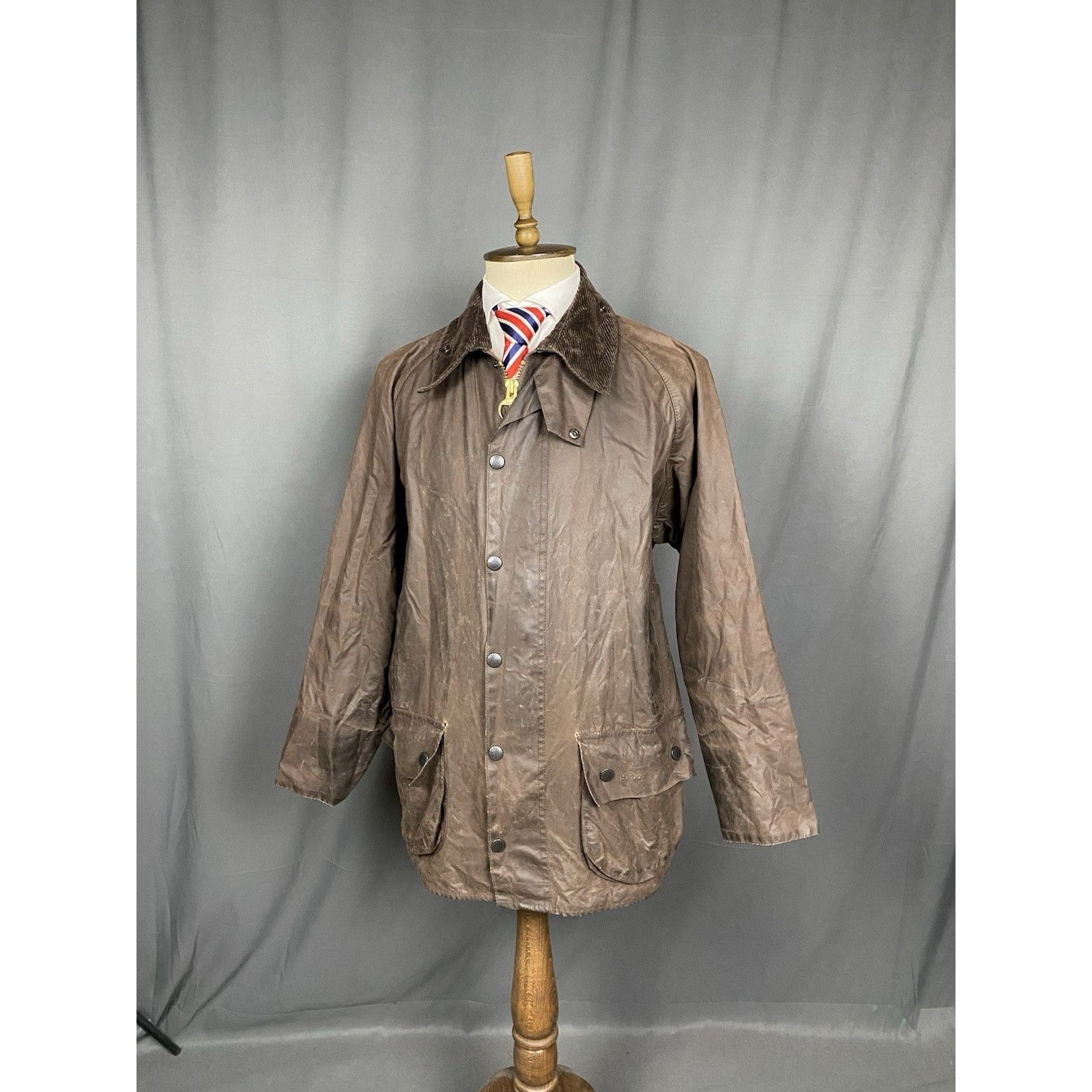 Barbour Barbour Beaufort Men's Brown Waxed Motorcycle Jacket Size L- Size US L / EU 52-54 / 3 - 5 Thumbnail