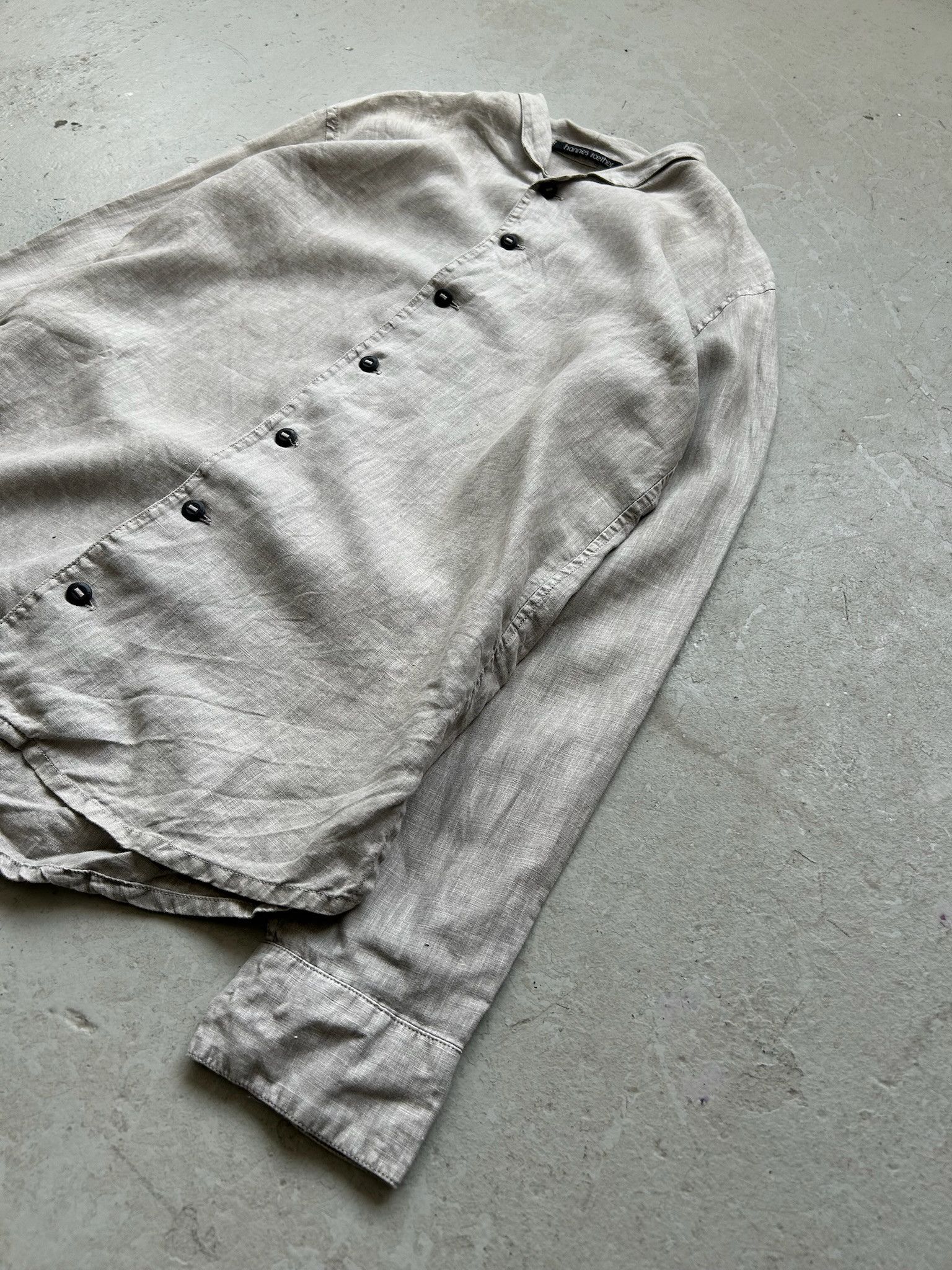 hannes roether Hannes Roether Linnen Stone Wash Button Up Size US S / EU 44-46 / 1 - 2 Thumbnail