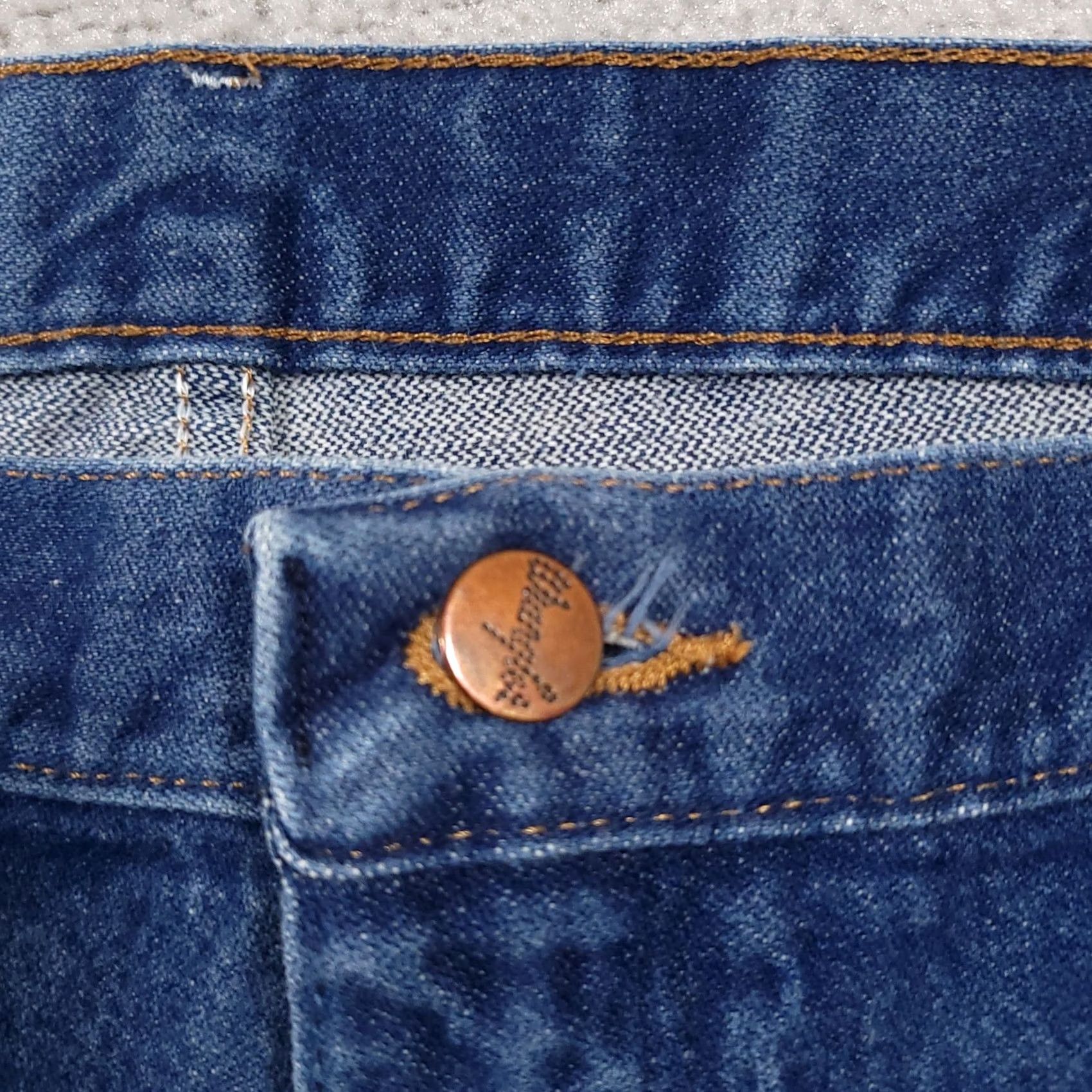 Wrangler VINTAGE Wrangler Cowboy Cut Jeans 13MWZ Original Fit Men 38x33 Hemmed 35x31 Blue Denim Cowboy Mens Jeans Size US 38 / EU 54 - 4 Thumbnail