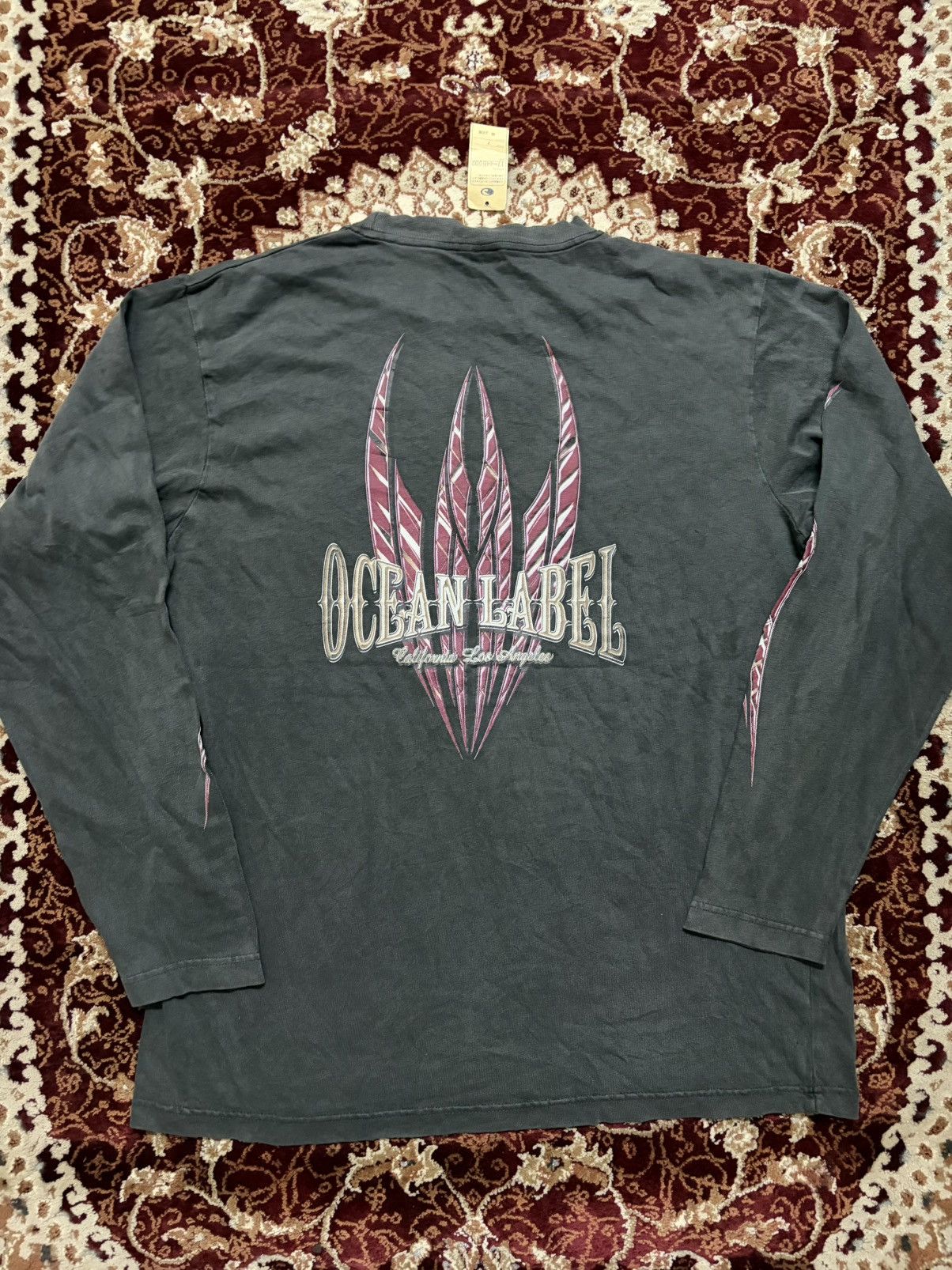Other Deadstock Ocean Label Surf Style Long Sleeve Tee Size US M / EU 48-50 / 2 - 2 Thumbnail
