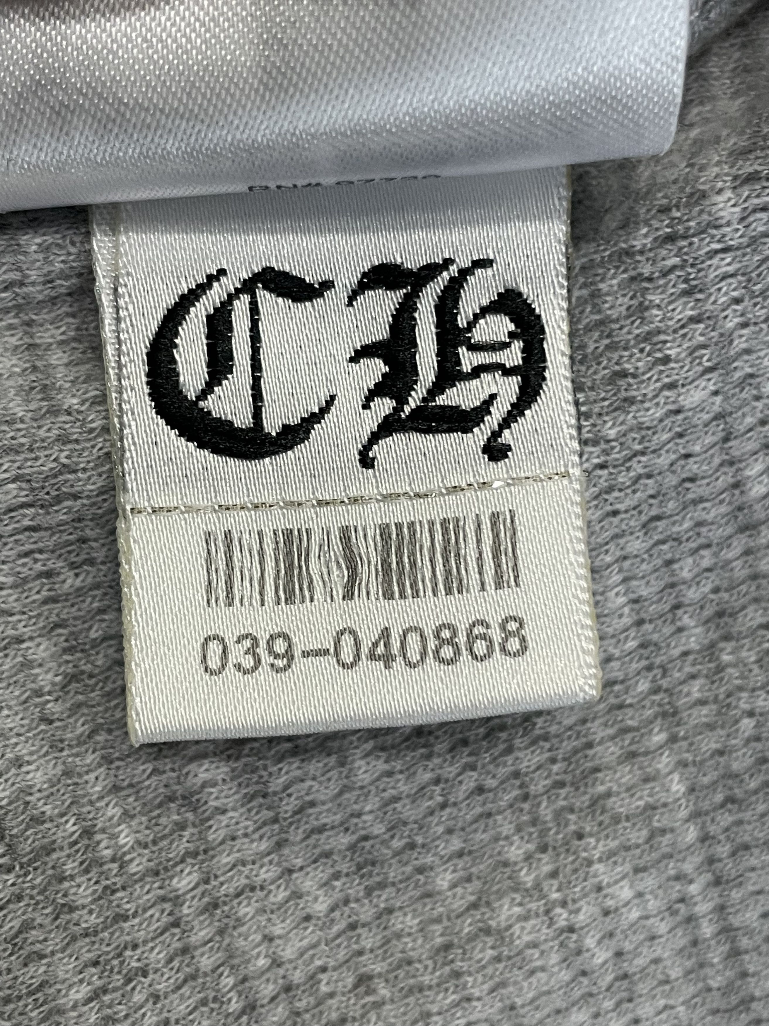 Chrome Hearts Chrome Hearts Dagger Grey Waffle Thermal Long Sleeve Shirt Size L / US 10 / IT 46 - 13 Thumbnail