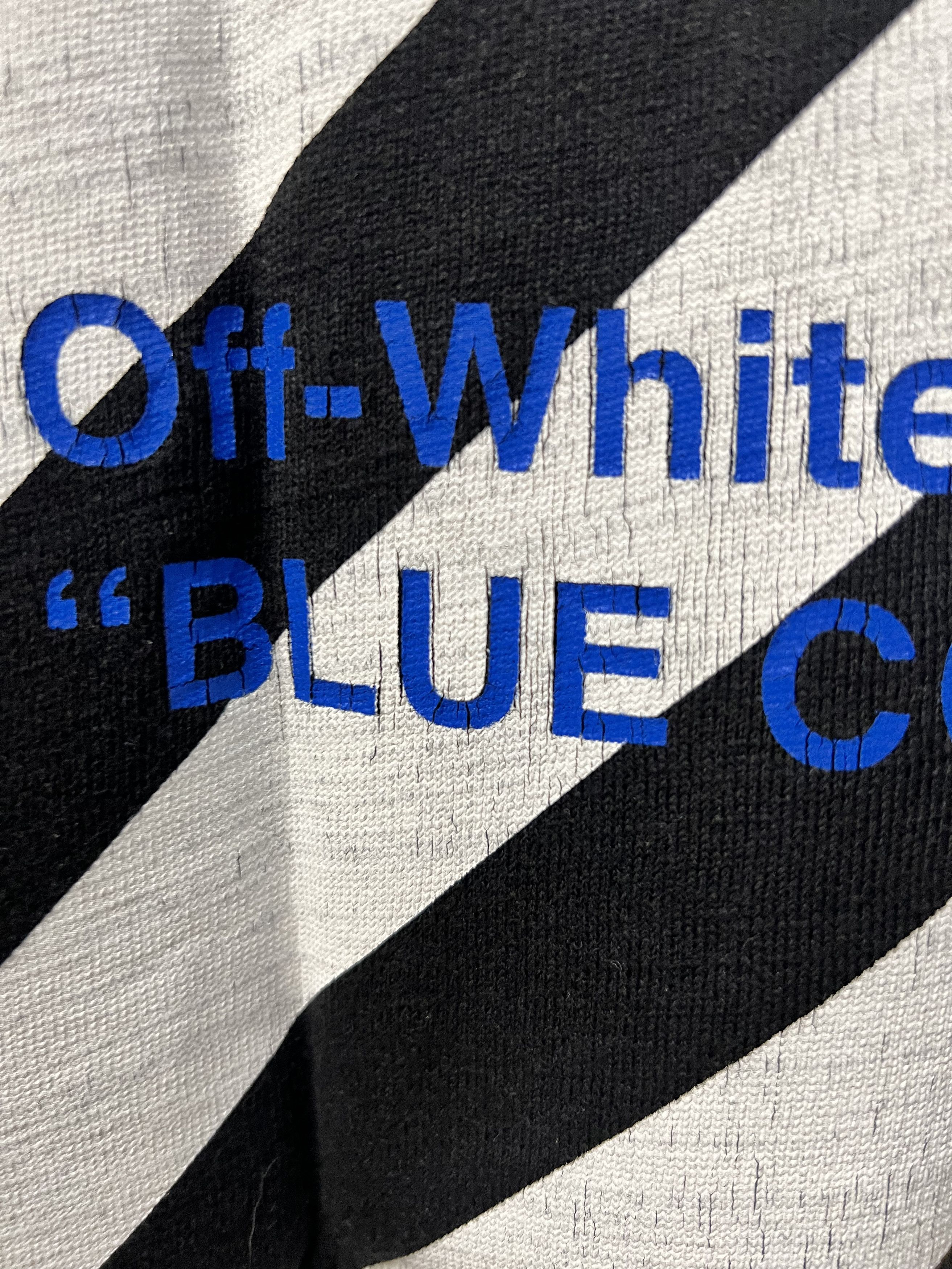 Off-White Off White Blue Collar T-Shirt Size US L / EU 52-54 / 3 - 3 Thumbnail