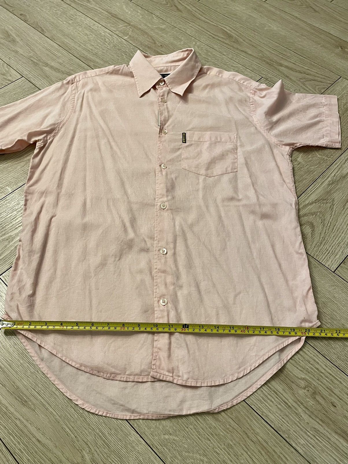 Armani Vintage Armani Jeans Shirt Mens Short Sleeve Button Up AJ Size US L / EU 52-54 / 3 - 16 Thumbnail