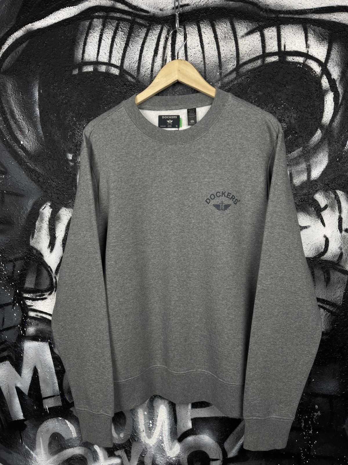 Dockers Dockers Crew Neck Grey Sweatshirt Men’s Size L Size US L / EU 52-54 / 3 - 3 Thumbnail