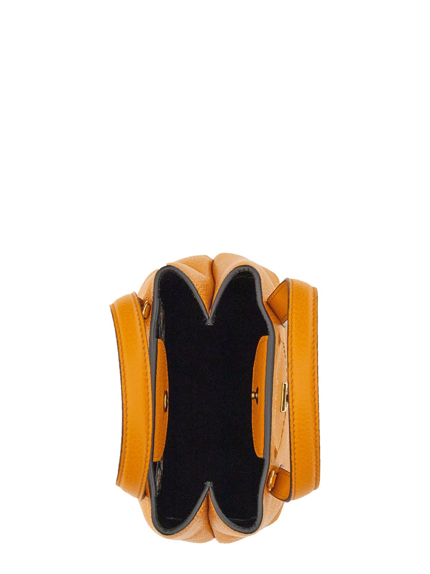 Salvatore Ferragamo o1s1rm0924 Size: OS / Gancini Mini Handbag in Orange Size ONE SIZE - 5 Thumbnail