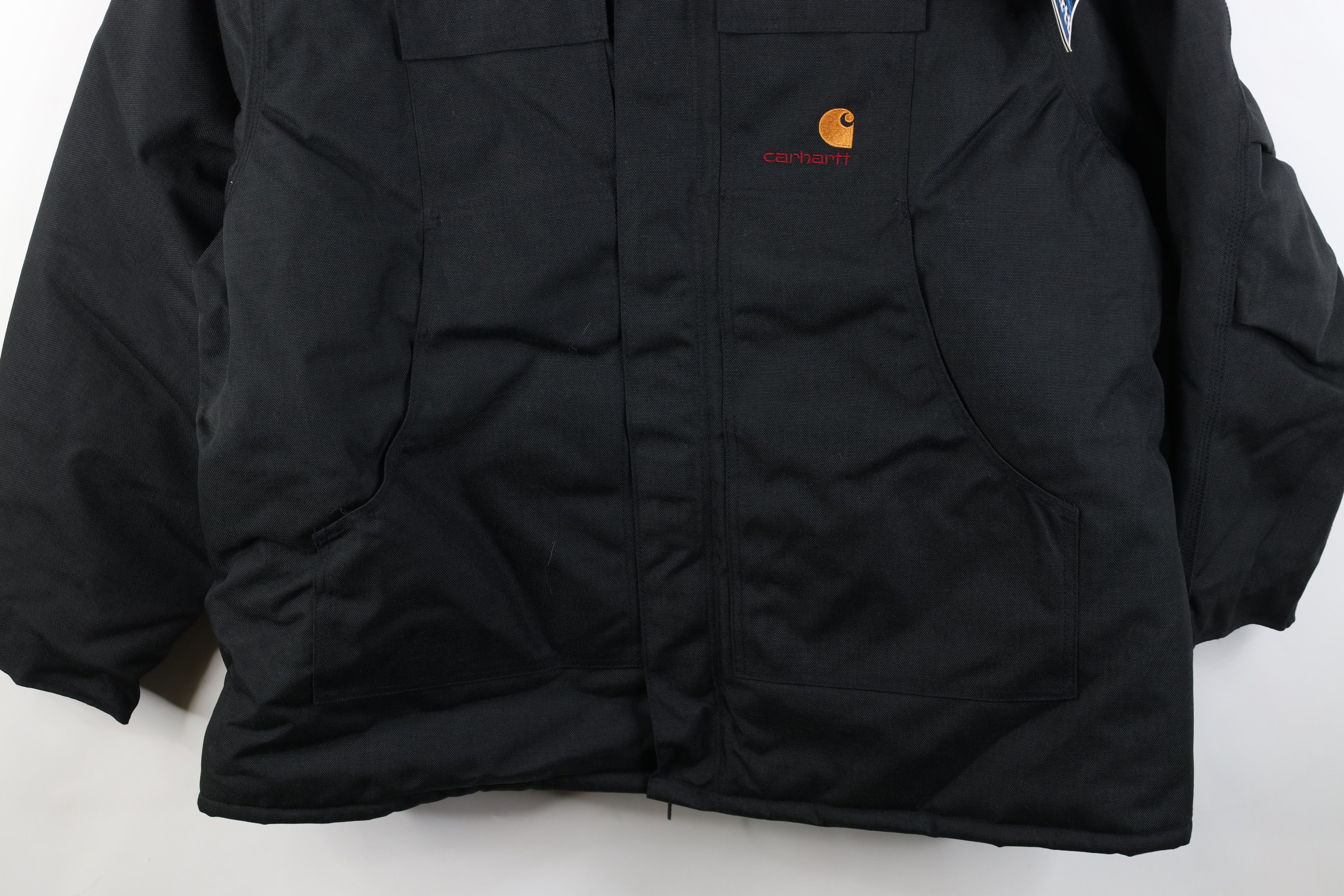 Carhartt Deadstock Vintage Y2K Carhartt Chore Barn Jacket Black USA Size US XXL / EU 58 / 5 - 4 Thumbnail