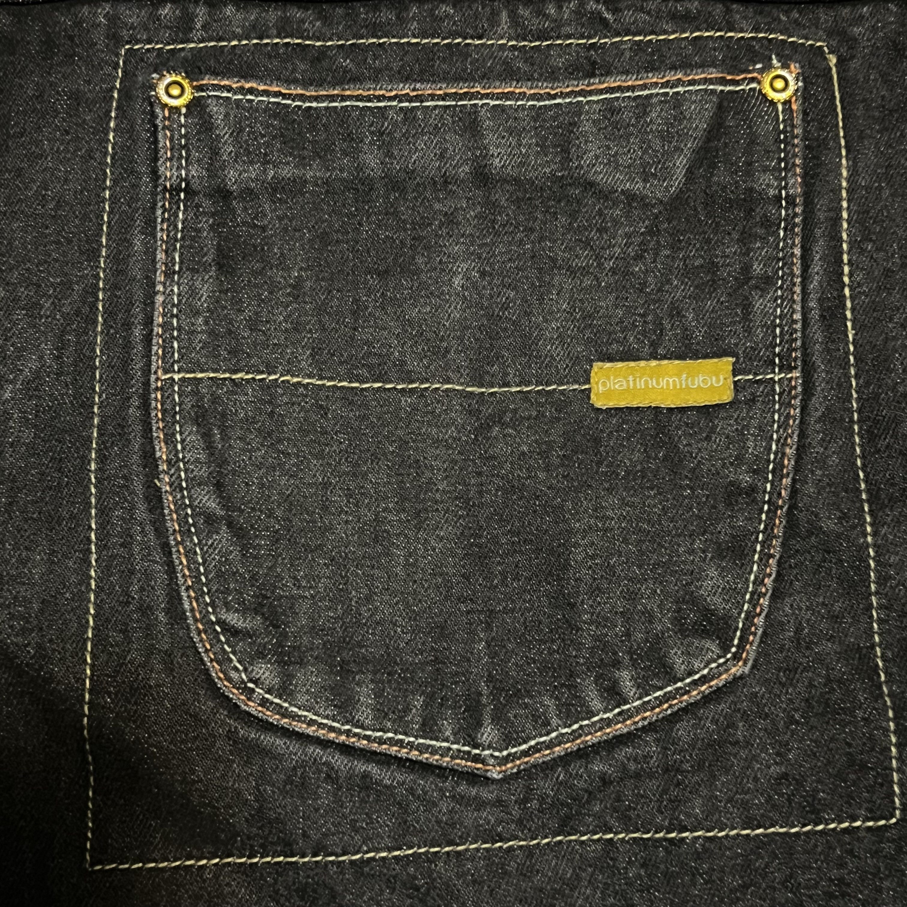 Fubu × Vintage Vintage Platinum FUBU Muhammad Ali Black Denim Jacket 3XL Size US XXL / EU 58 / 5 - 9 Thumbnail