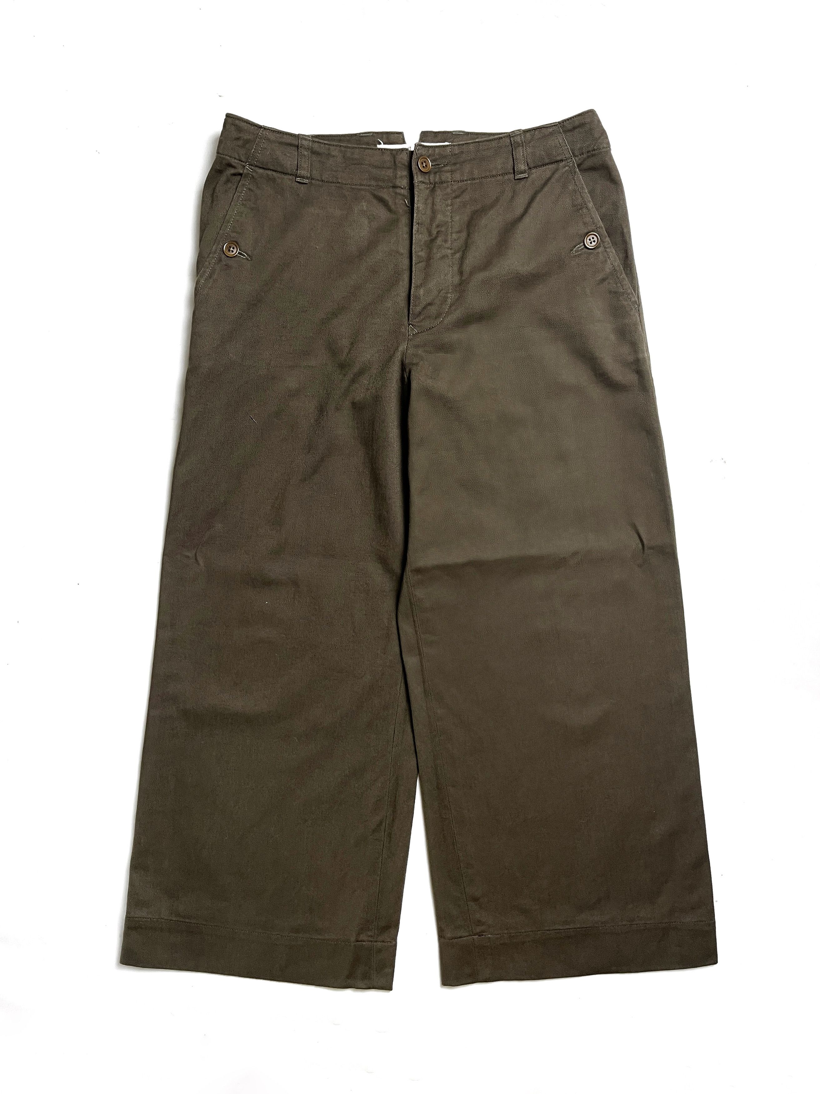 image of Vintage Margaret Howell Cotton Wide Pants in Brown, Men's (Size 30)