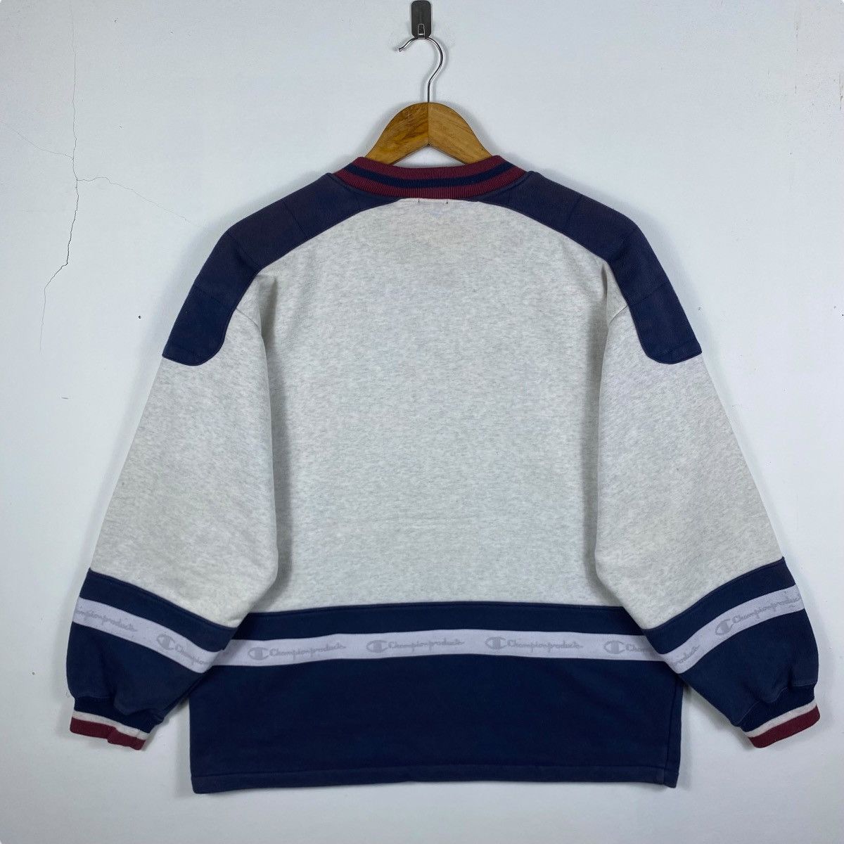 Champion × Vintage Vintage CHAMPION PRODUCTS Usa Big Logo Sweatshirt Pullover Size US M / EU 48-50 / 2 - 5 Thumbnail