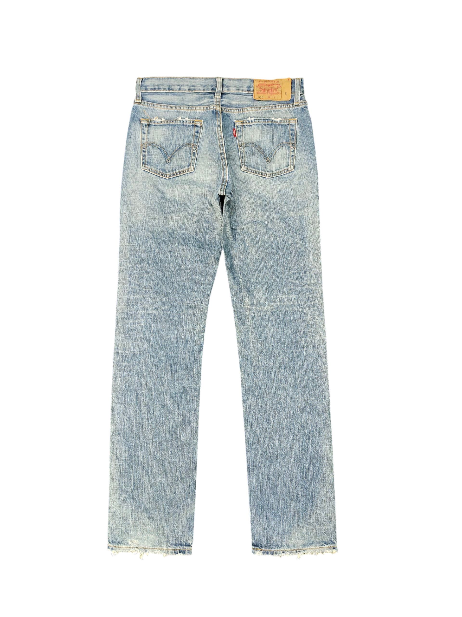 Levi's Vintage Levis 501 Clawmark Distress Jeans Hedi Slimane Size US 30 / EU 46 - 9 Thumbnail