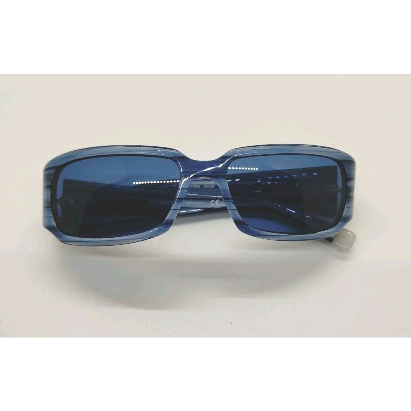 DKNY DKNY Eyeglass Frames DY4028 3240/80 Blue Marble Sunglasses Size ONE SIZE - 1 Thumbnail