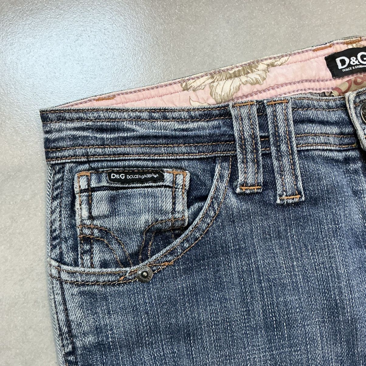 Dolce & Gabbana D&G Low Wasit Boot Cut Jeans Size 29" - 4 Thumbnail