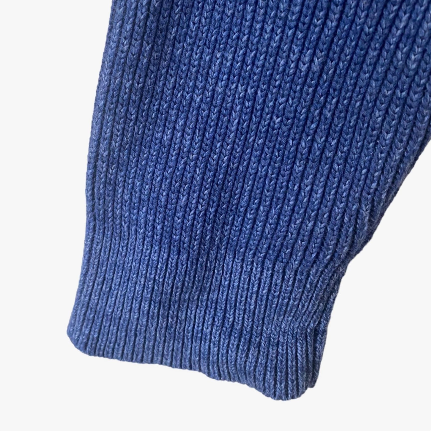 Tommy Bahama Tommy Bahama Napa Ridge 1/4 Zip Sweater Mens 2XL Blue Knit Pullover Mock Neck Long Sleeve Ribbed Diamond Basketweave Size US XXL / EU 58 / 5 - 7 Thumbnail