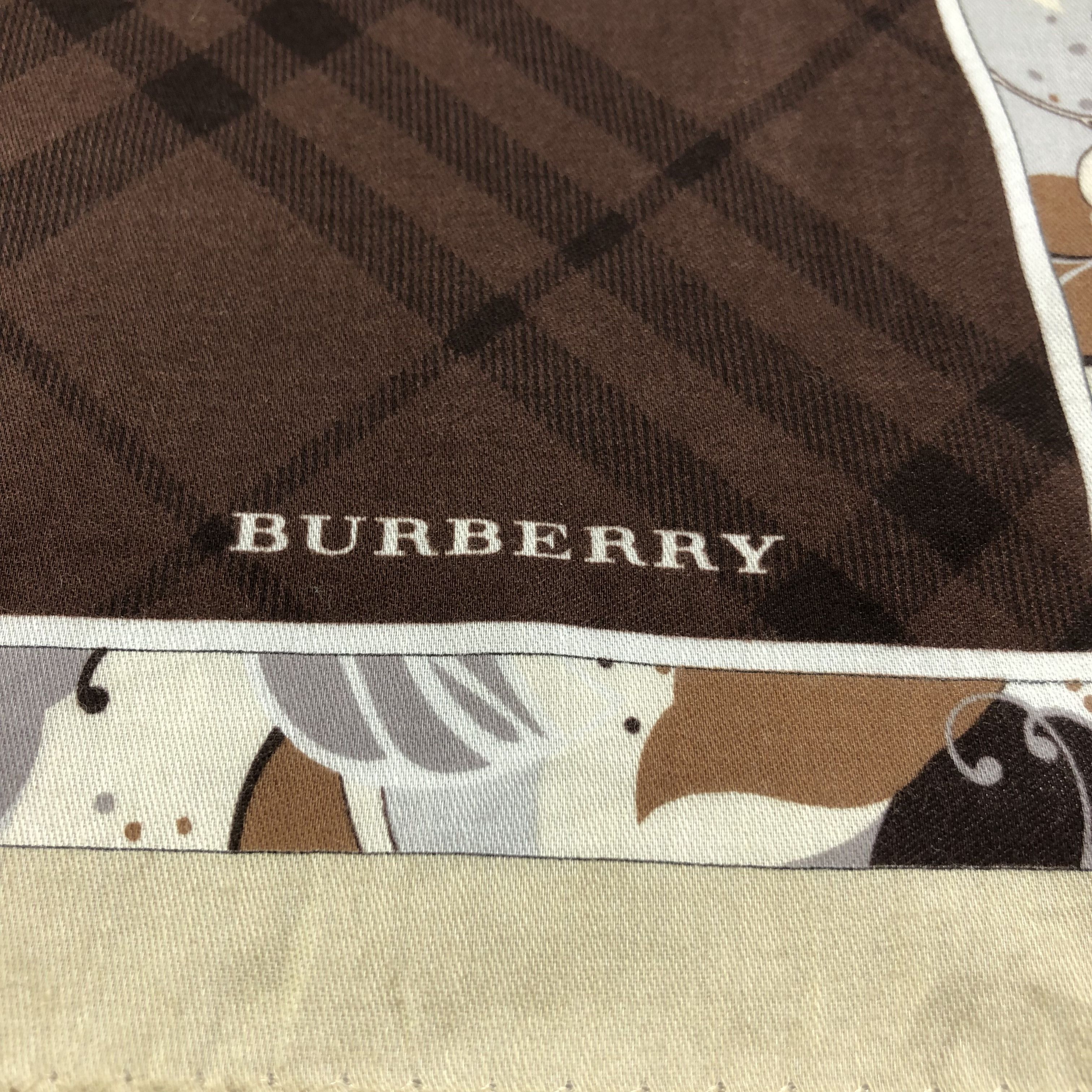 Burberry Burberry Handkerchief Neckerchief Bandana H1978 Size ONE SIZE - 4 Thumbnail
