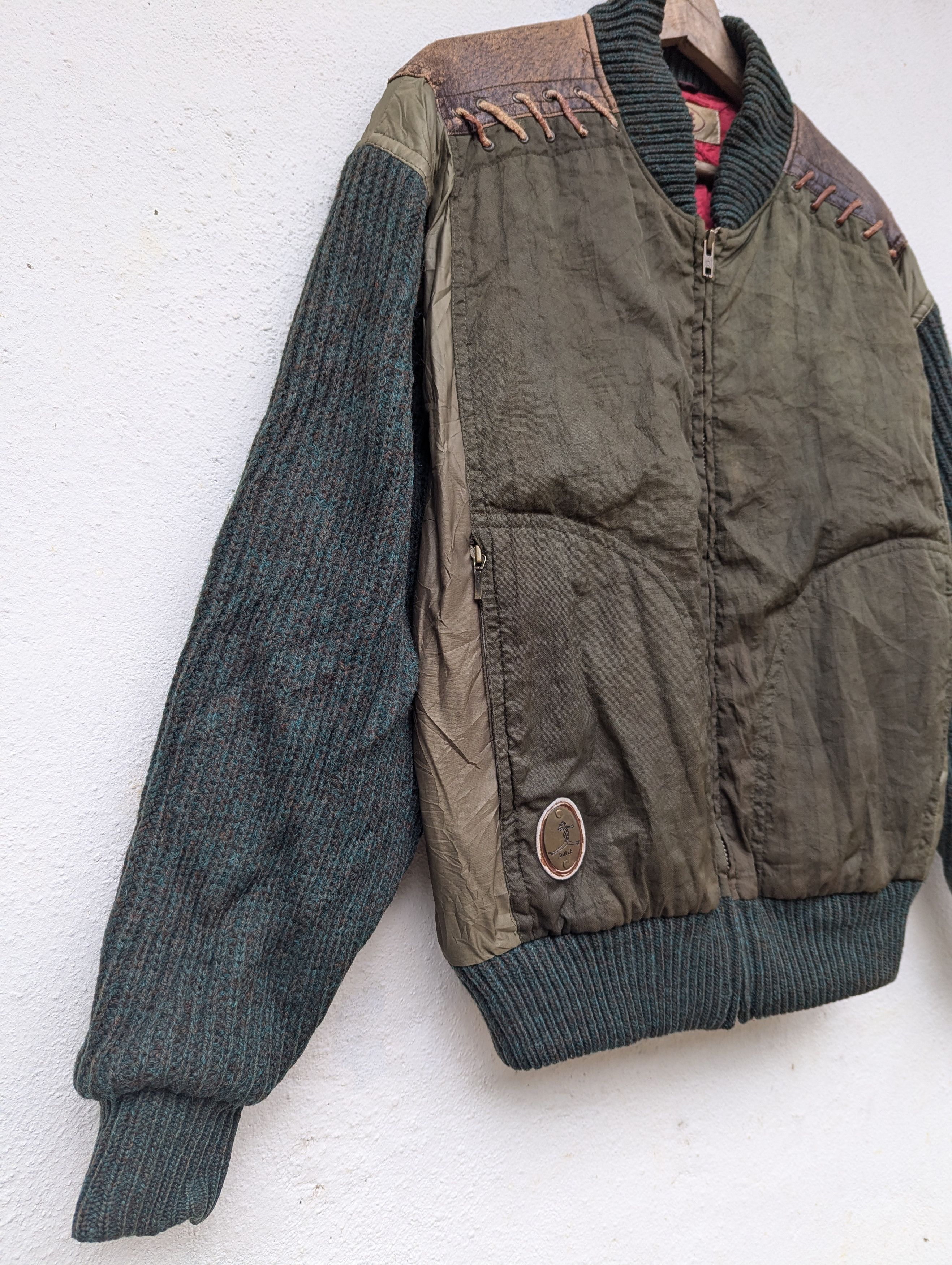 Japanese Brand DOLCE MIX ALL MATERIAL FULL ZIPPER JACKET Size US M / EU 48-50 / 2 - 4 Thumbnail