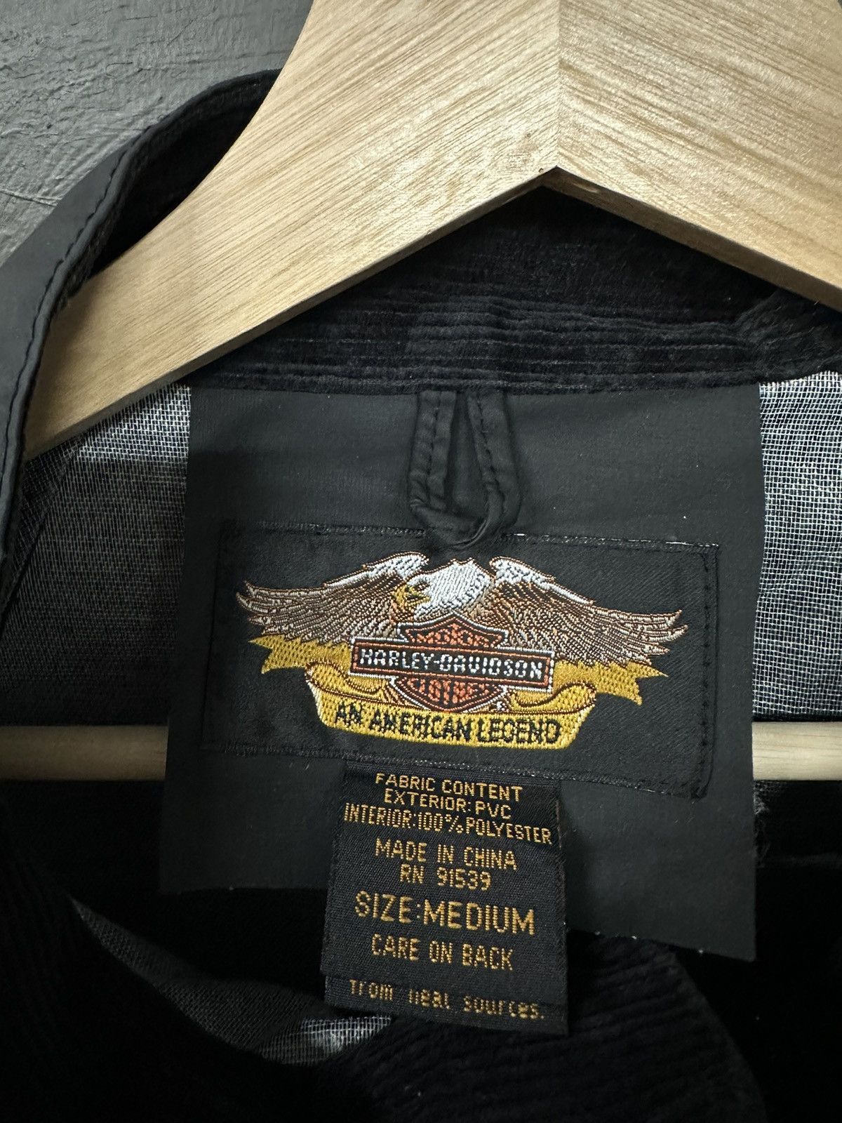 Harley Davidson Vintage Y2K Harley Davidson Wings Logo Motorcycle Jacket Size US M / EU 48-50 / 2 - 15 Thumbnail