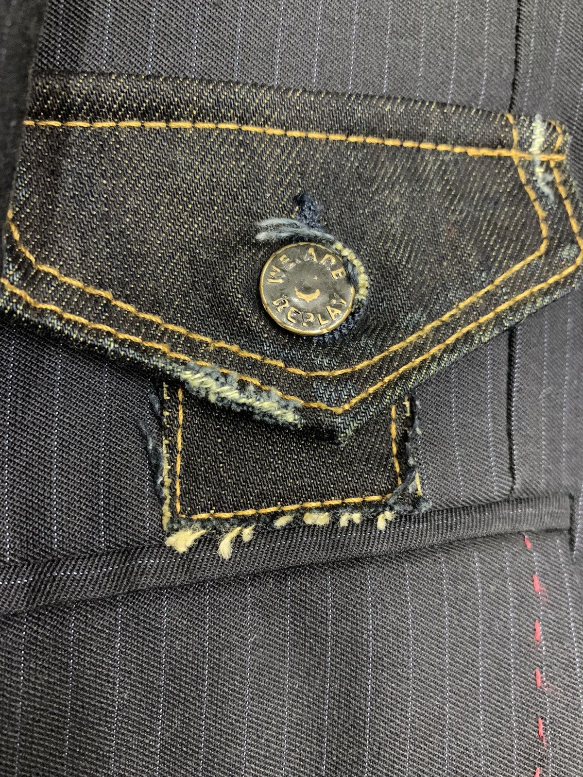 Replay We Are Replay Reconstructed Blazer Denim Size US M / EU 48-50 / 2 - 9 Thumbnail