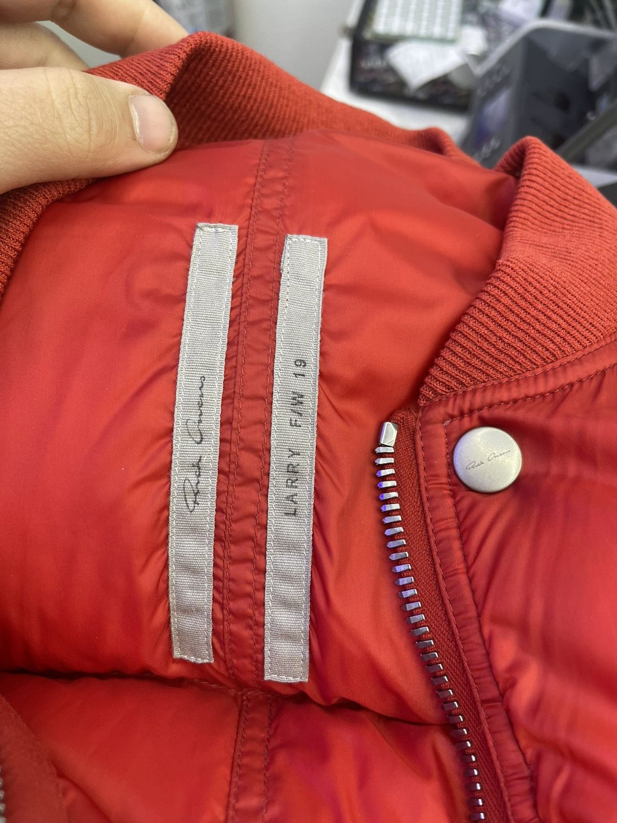Rick Owens Rick Owens red jaket Size US L / EU 52-54 / 3 - 3 Thumbnail