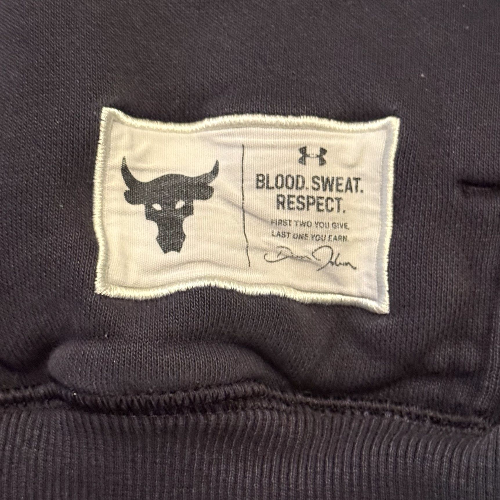 Under Armour Under Armour UA x Project Rock Hoodie Mens Small Training Workout Black 1346067 Size US S / EU 44-46 / 1 - 4 Thumbnail