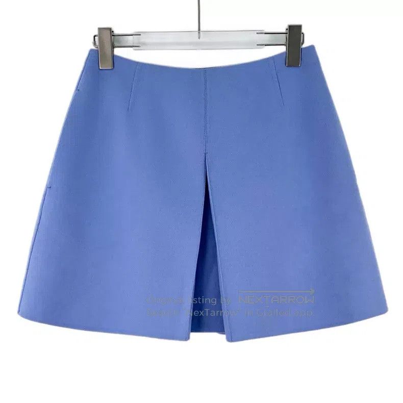 Dior Dior Blue wool casual skirt Size 24" / US 00 / IT 34 - 1 Thumbnail