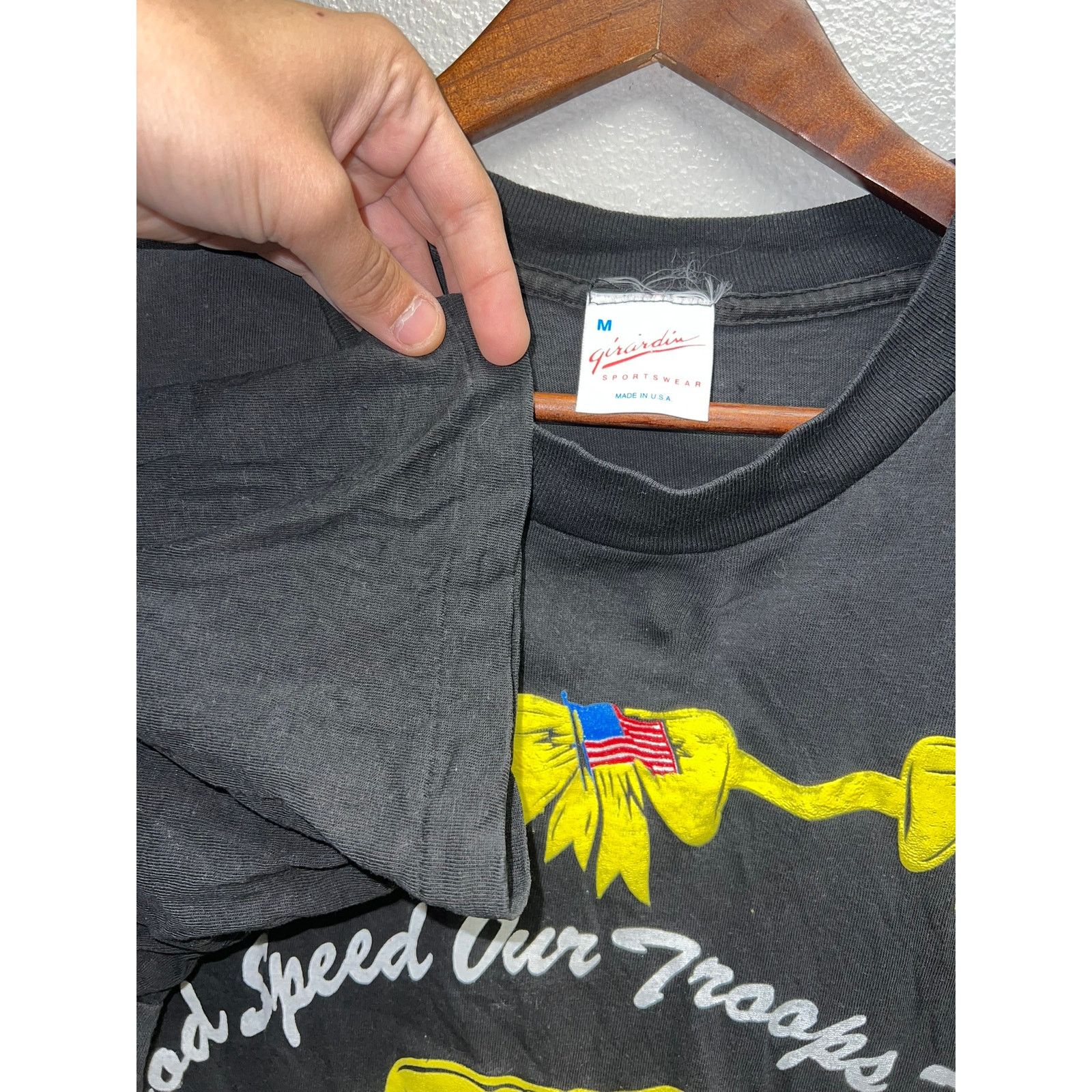 Vintage Vintage God Speed Our Troops Home Soldier Army Tee VTG 80s M Size US M / EU 48-50 / 2 - 5 Thumbnail