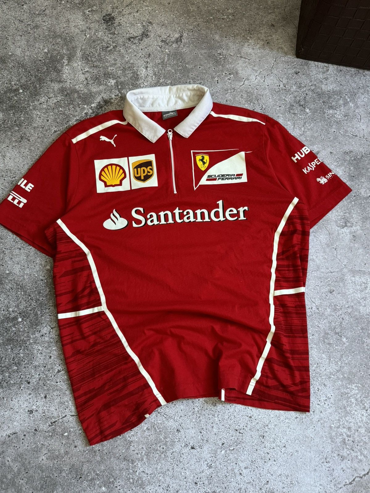 Ferrari × Puma Puma x Ferrari racing Y2K team red polo t shirt Size US XL / EU 56 / 4 - 2 Thumbnail