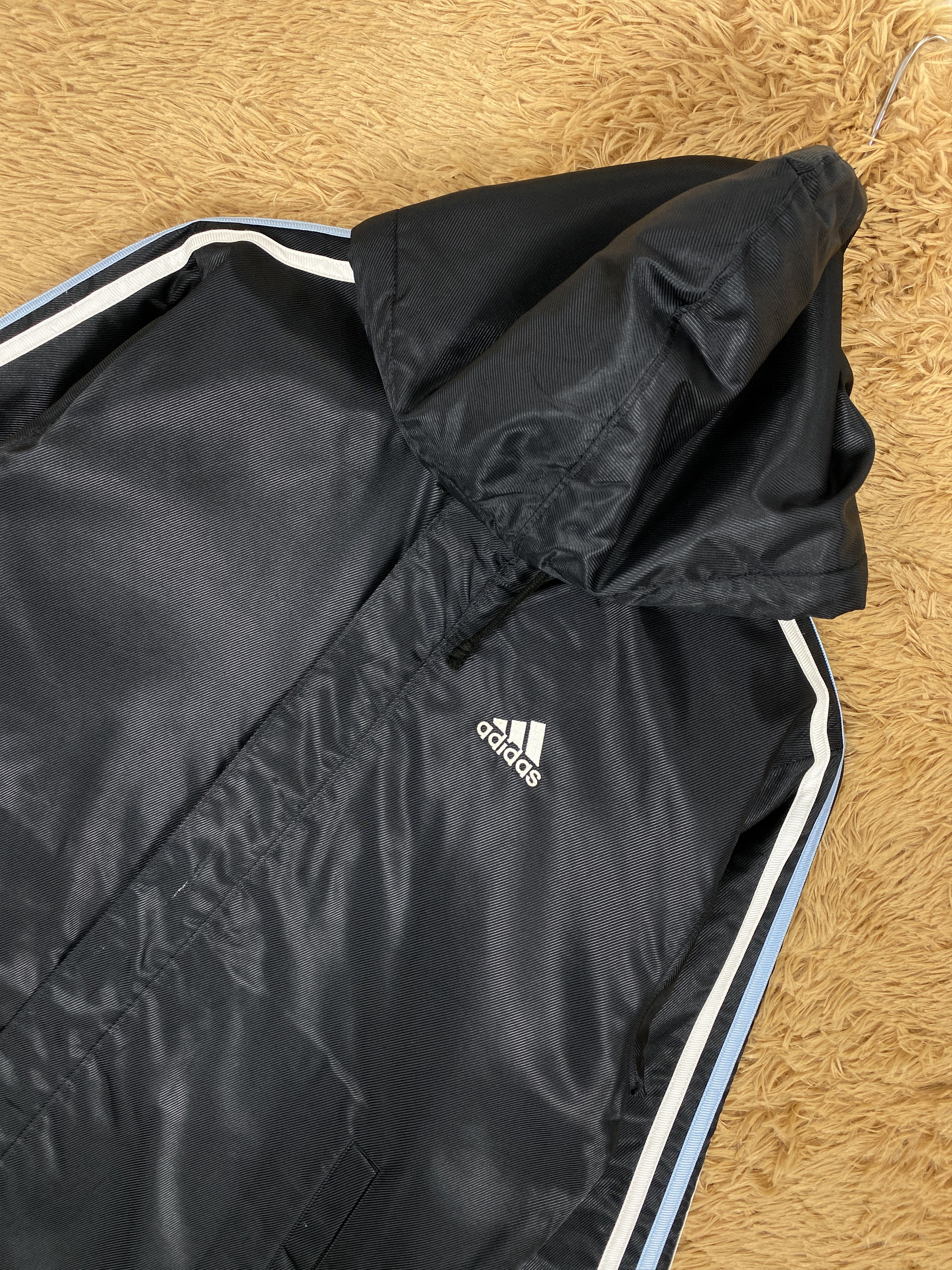 Adidas Vintage Adidas Hoodie Sherpa Lining Long Jacket PJ2407 Size US S / EU 44-46 / 1 - 2 Thumbnail