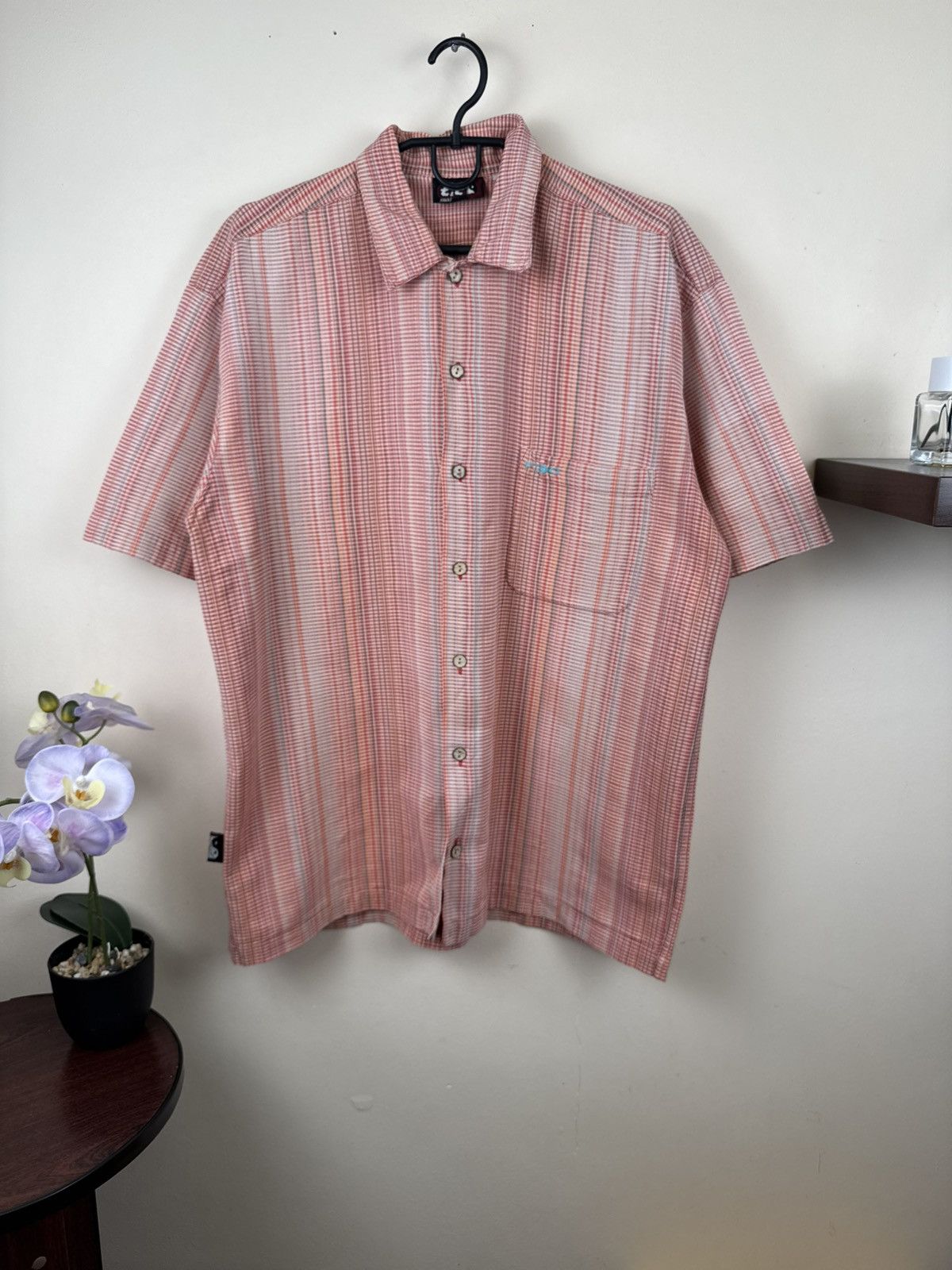 Other Vintage T & C Surf Designs T shirt XL Breathable Checked Red Size US XL / EU 56 / 4 - 17 Thumbnail