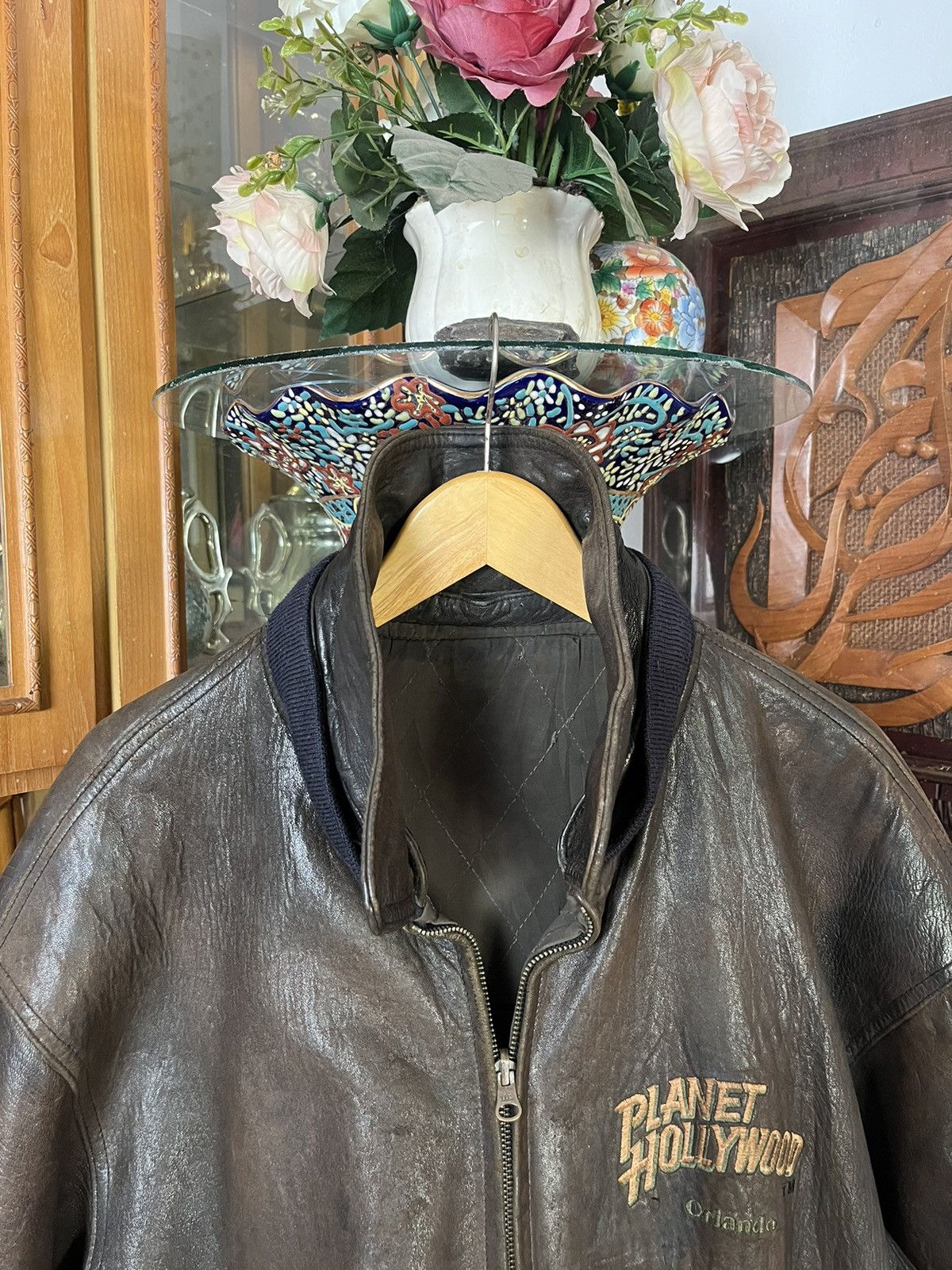 Planet Hollywood 1994 Planet Hollywood Orlando,USA Reversible Suede Jacket Size US XL / EU 56 / 4 - 12 Thumbnail