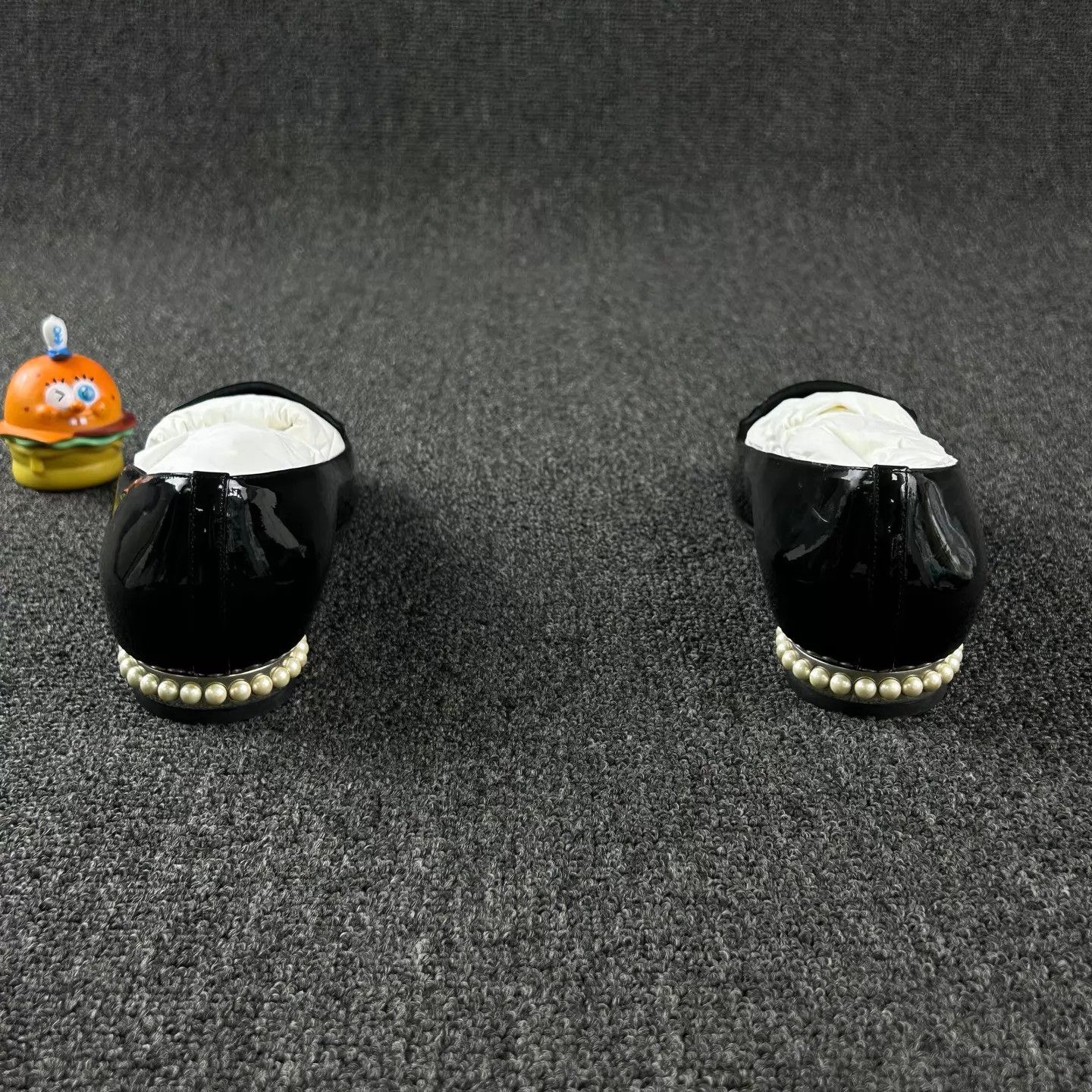 Chanel Chanel pearl low-heel black patent CC silver buckle 36 Size US 5.5 / IT 35.5 - 5 Thumbnail
