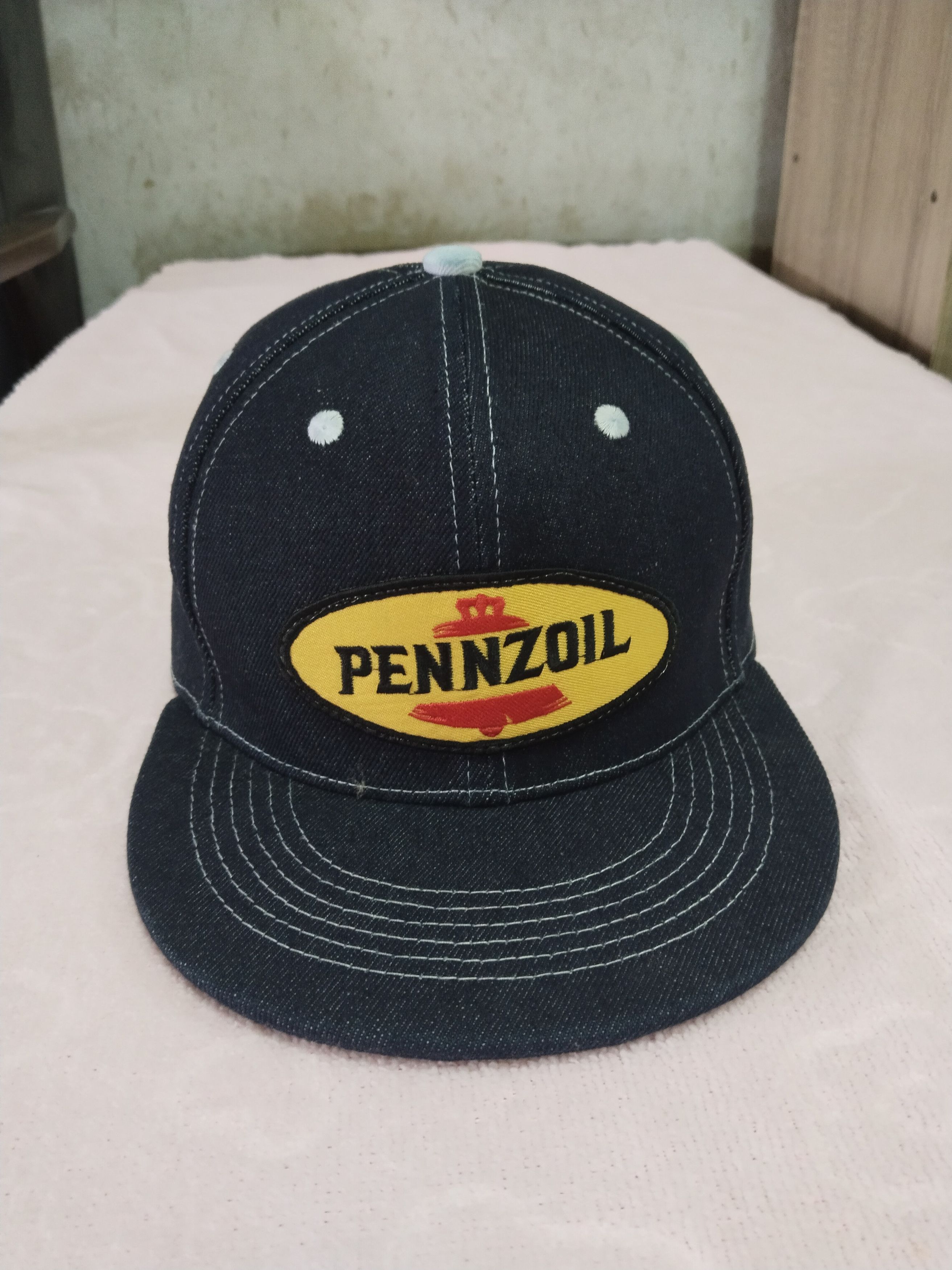 The Unbranded Brand RARE DENIM HAND MADE CUSTOM PATCHES CAP Size ONE SIZE - 1 Thumbnail