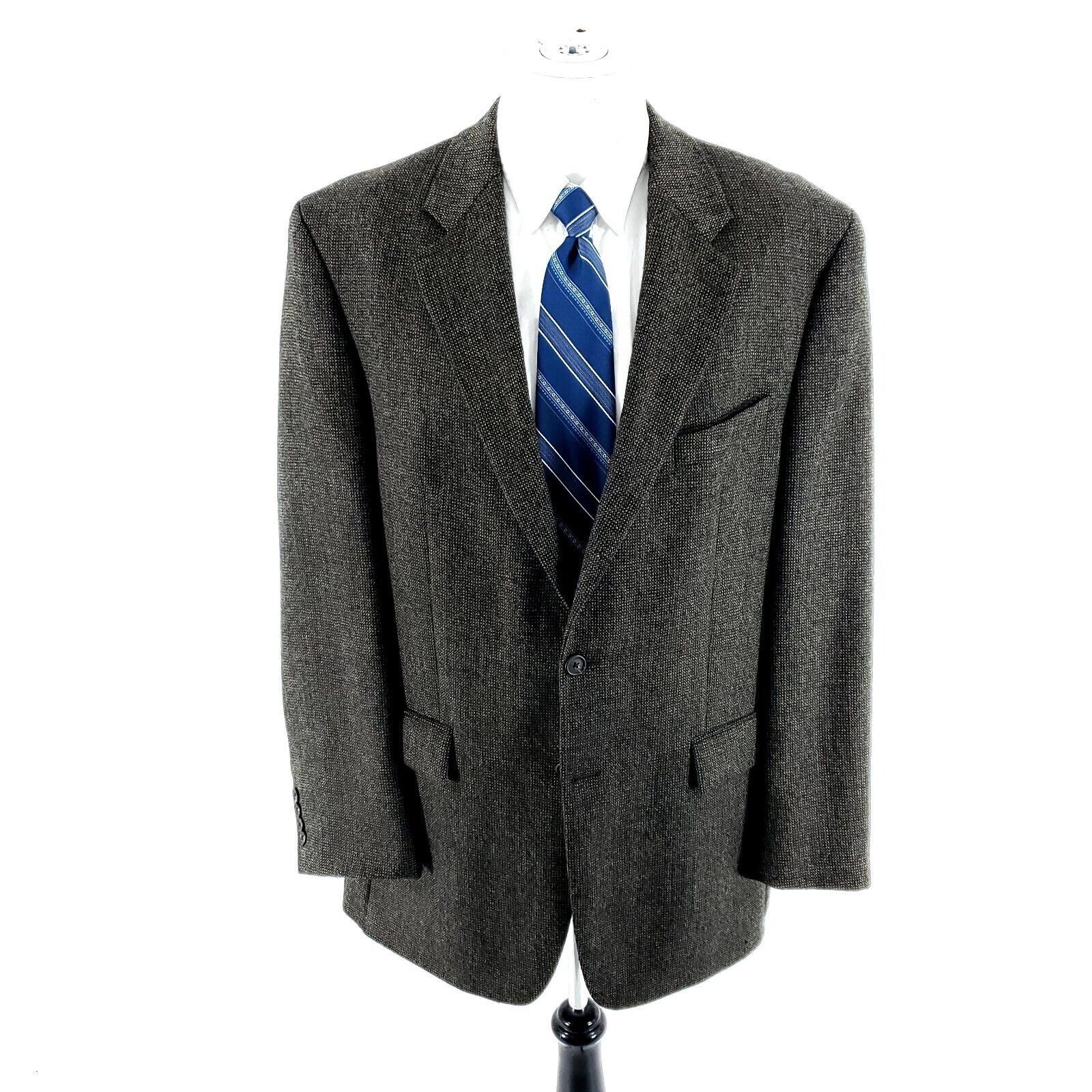 Chaps Ralph Lauren Chaps Ralph Lauren Tweed Wool Alpaca 2 Button Sport Coat 44L Size 44L - 3 Thumbnail