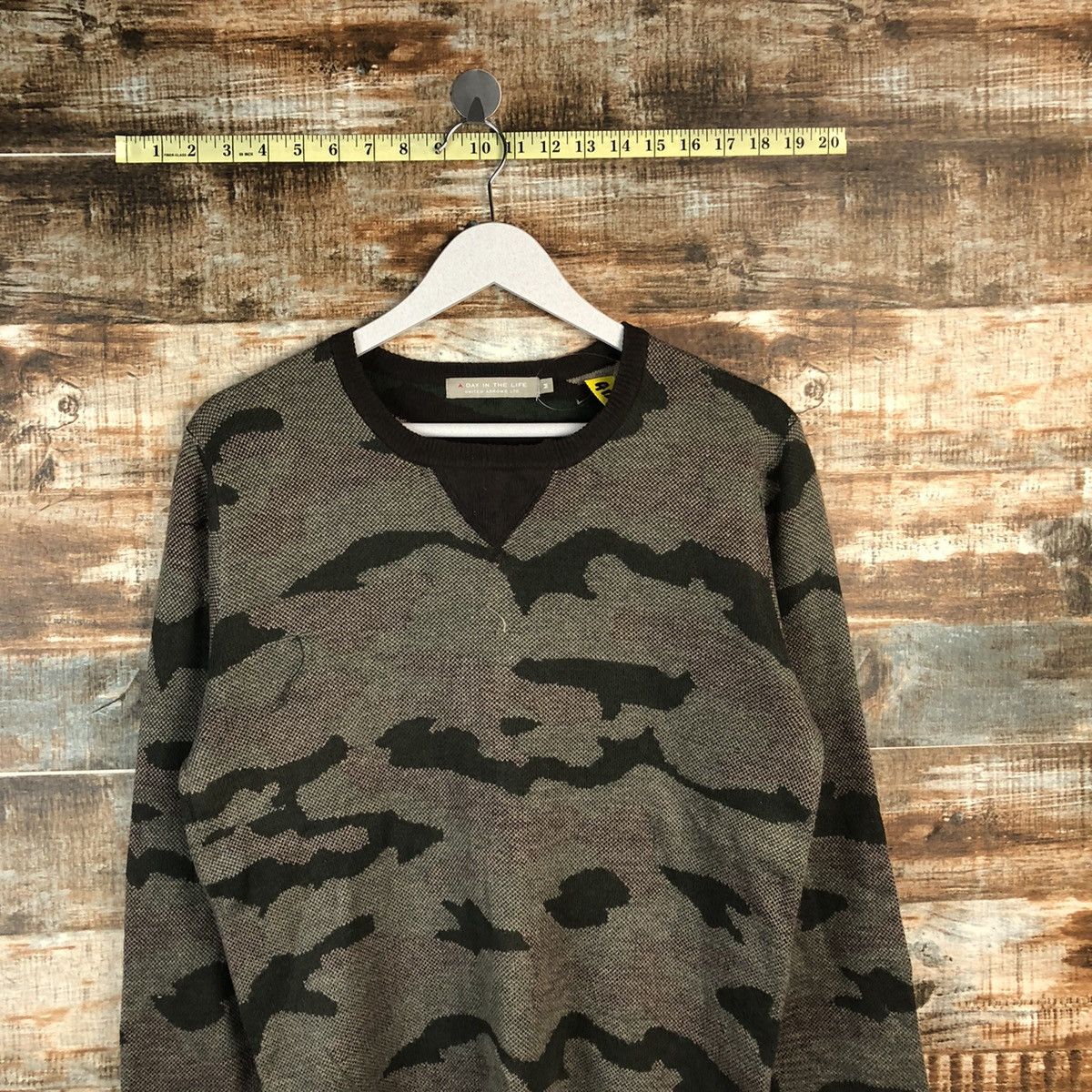 Homespun Knitwear × Japanese Brand Day in the life Camo Knitwear #A1296 Size US M / EU 48-50 / 2 - 2 Thumbnail