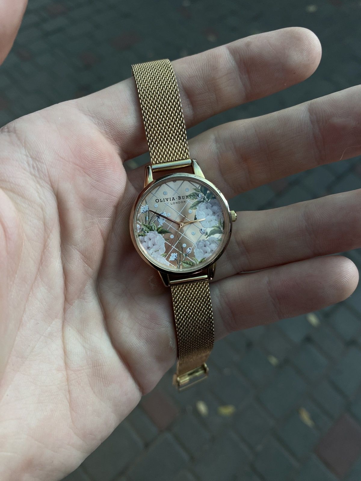 Jewelry Olivia Burton Watch Floral Mesh Gold Size ONE SIZE - 7 Thumbnail