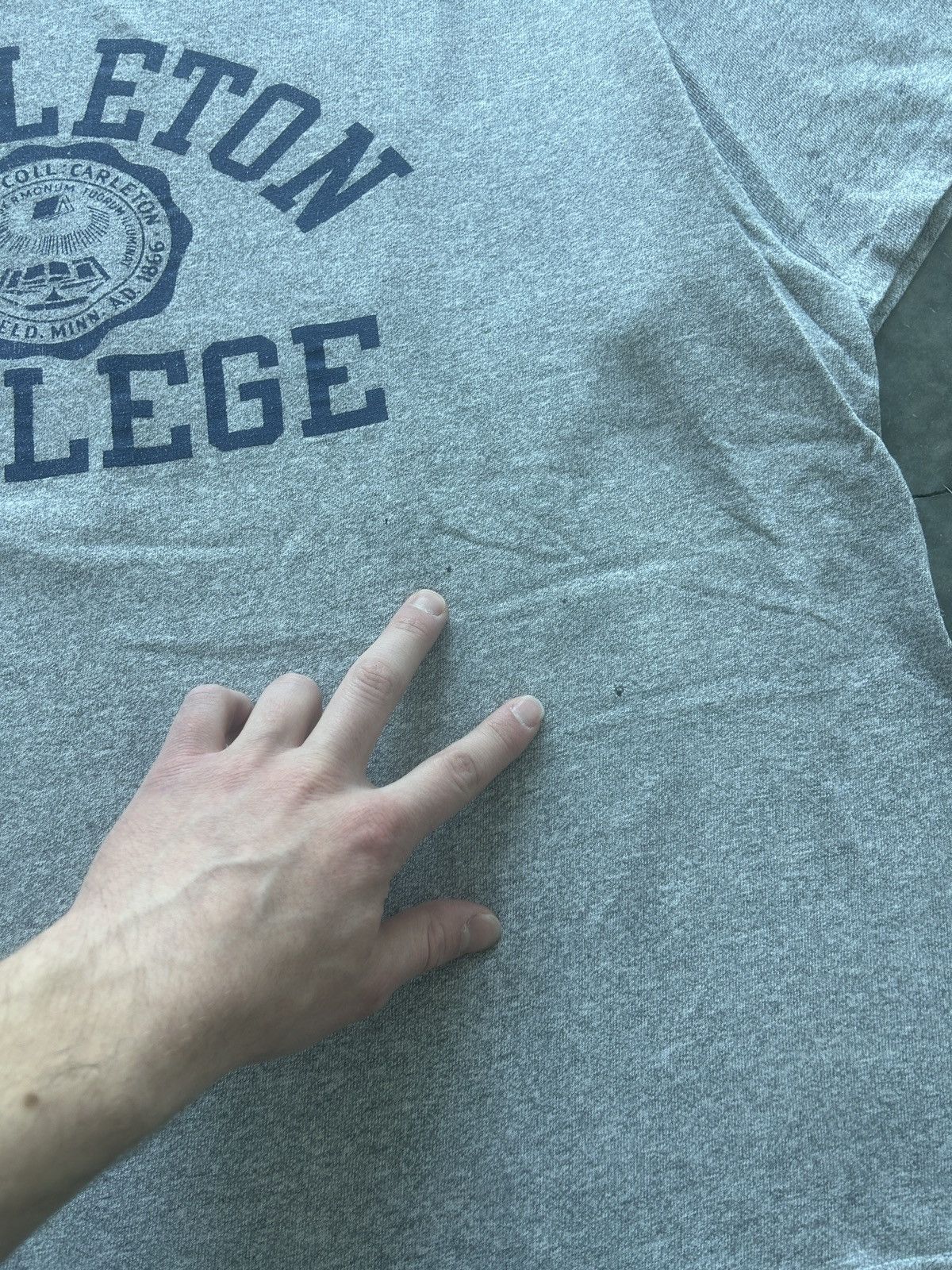 Champion × Vintage Vintage 90s Champion Carleton College Graphic Tee Size US XL / EU 56 / 4 - 5 Thumbnail