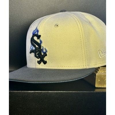 New Era Chicago White Sox Flame Logo 7 1/4 606 Brims Exclusive New E Size ONE SIZE - 4 Thumbnail